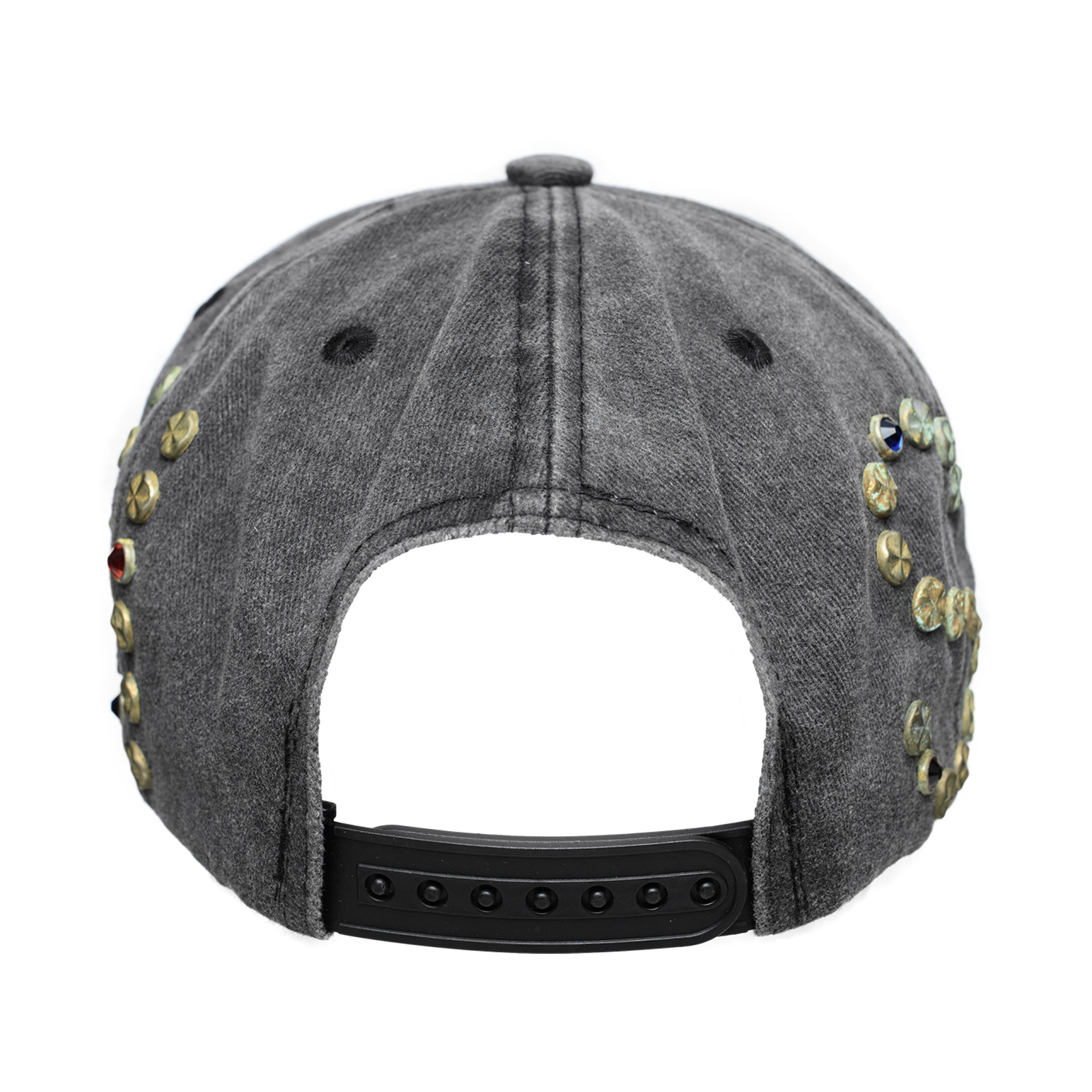 Satoshi Nakamoto Black cap with rivets