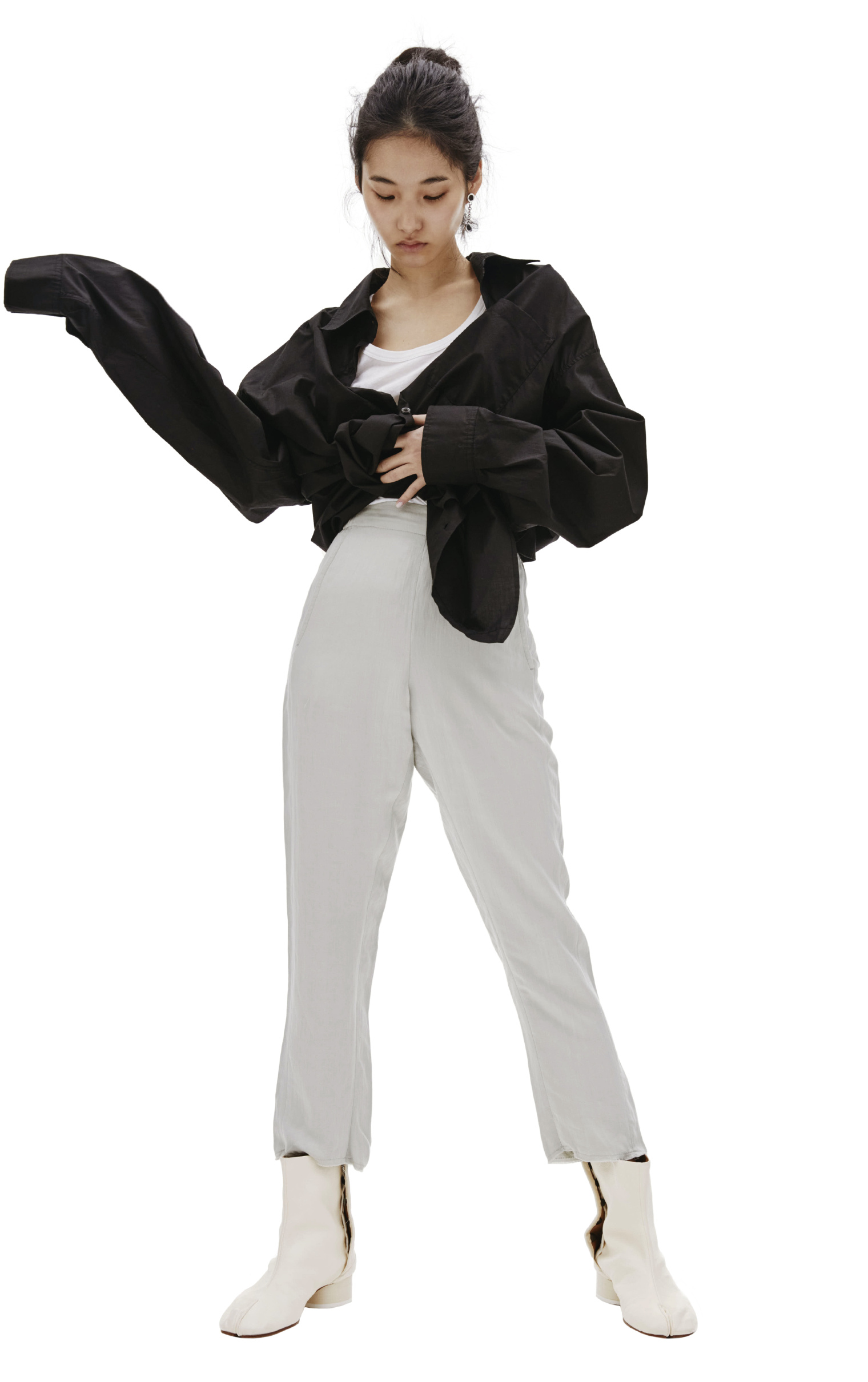 Ann Demeulemeester Grey Trousers