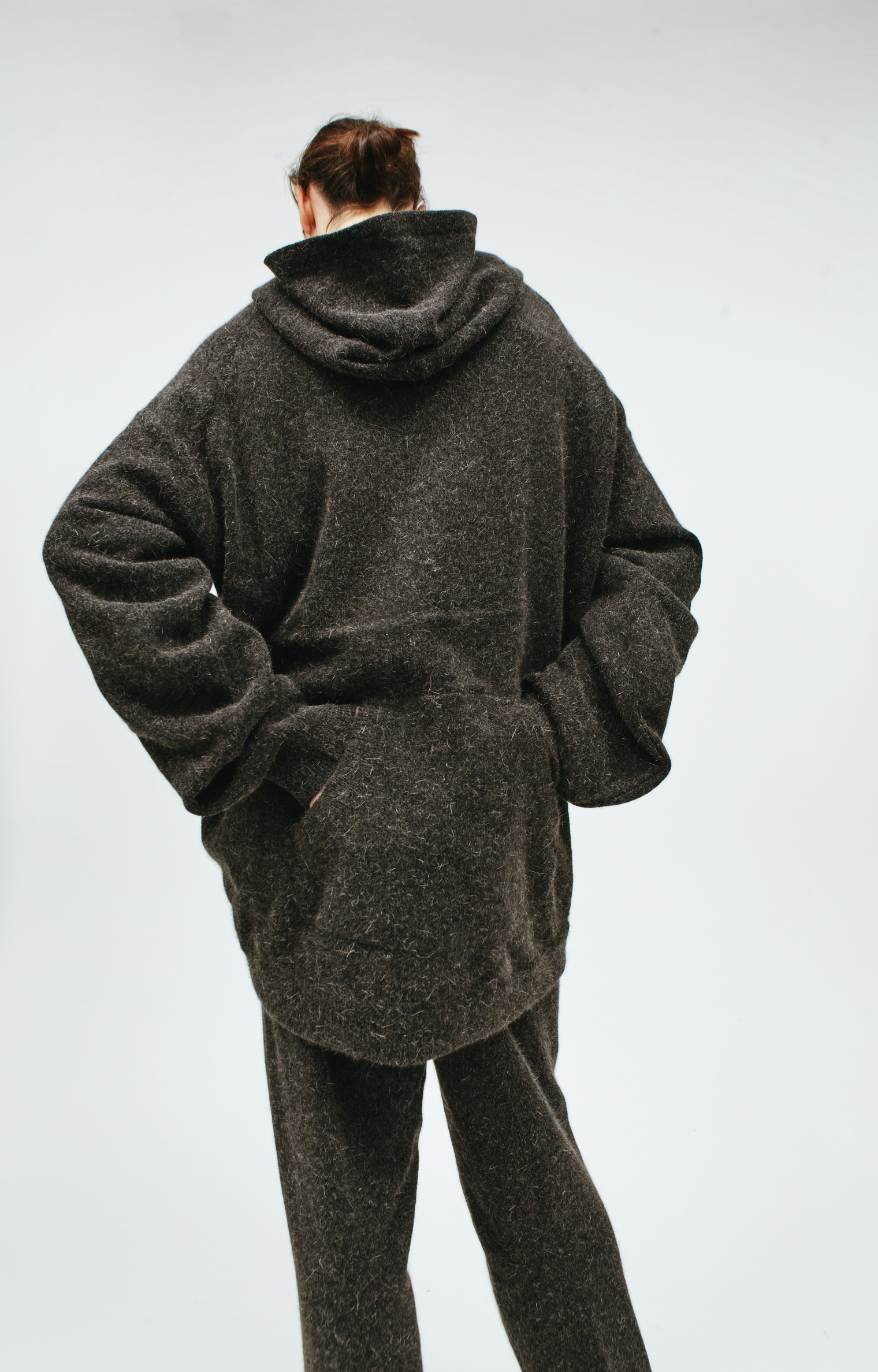 Doublet Wool knit hoodie