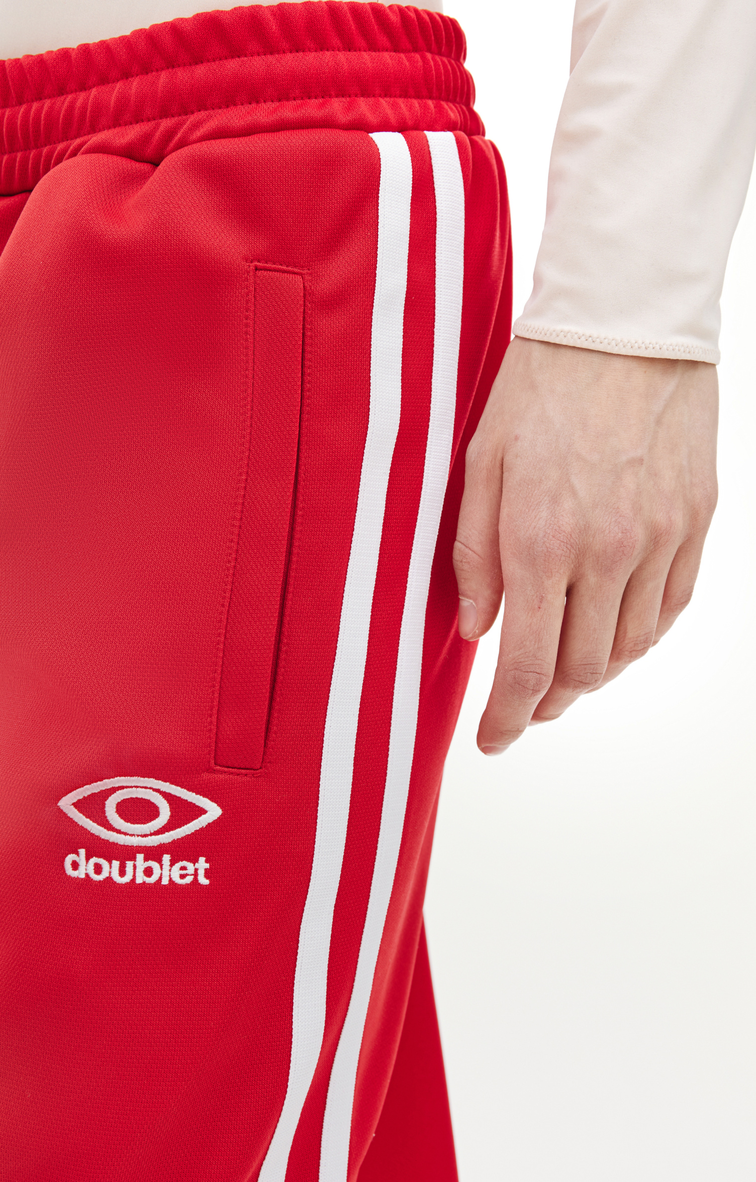 Doublet Red Invisible Track Pants