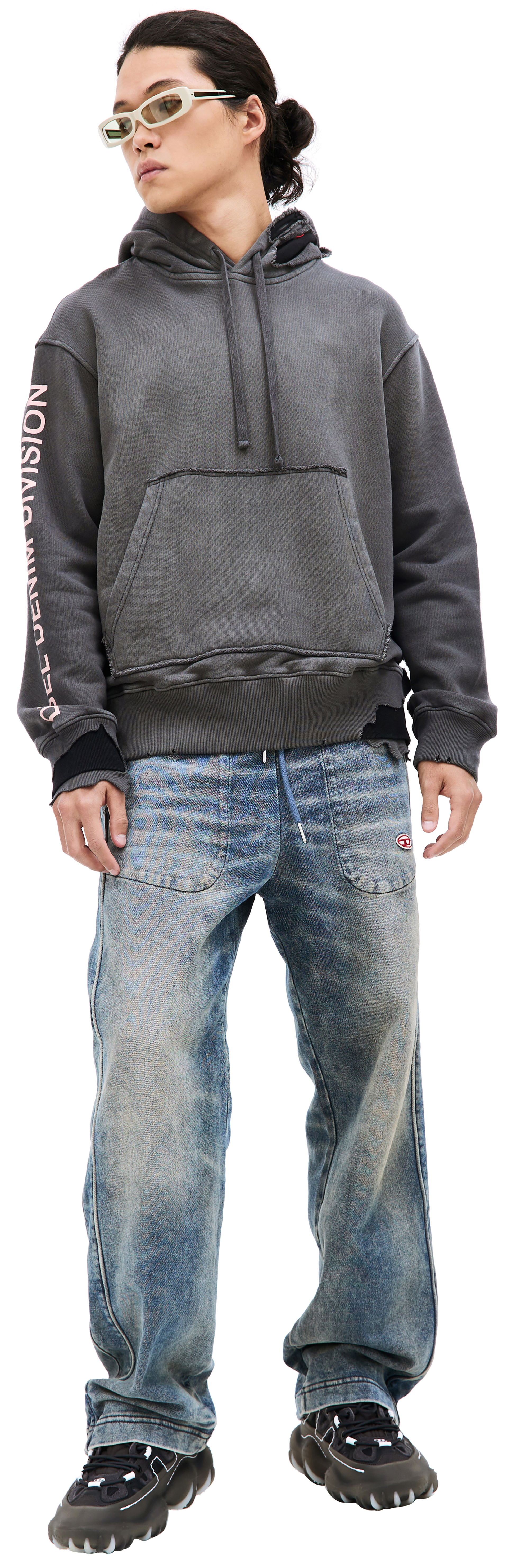 Diesel S-Macsrot printed hoodie