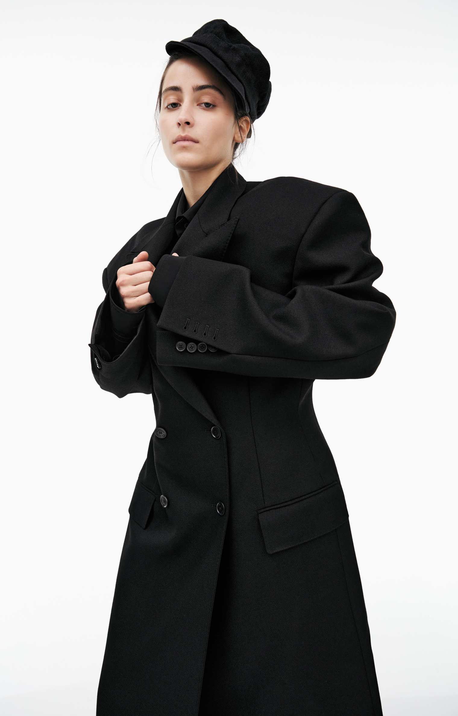 Balenciaga Double-breasted coat with buttons
