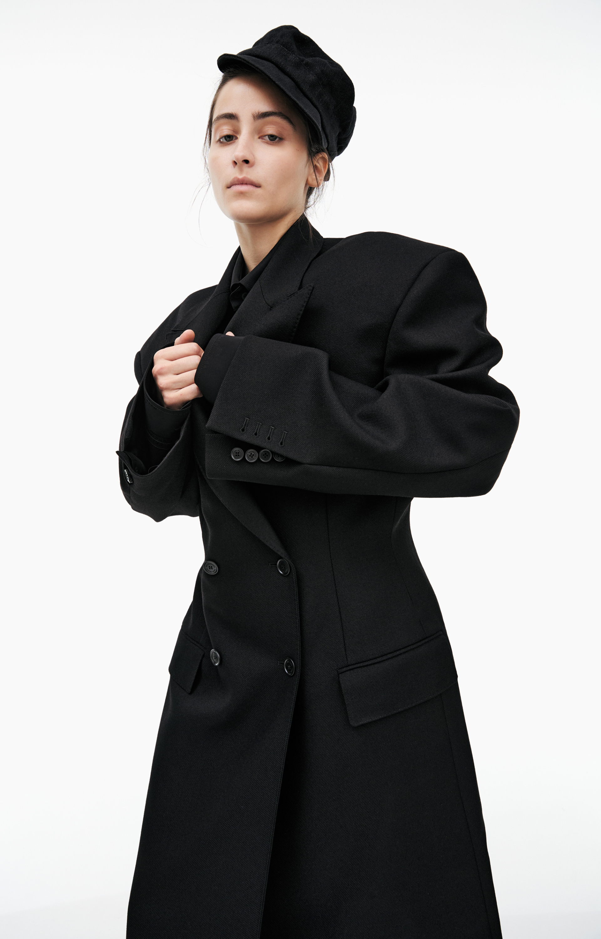 Balenciaga Black wool coat