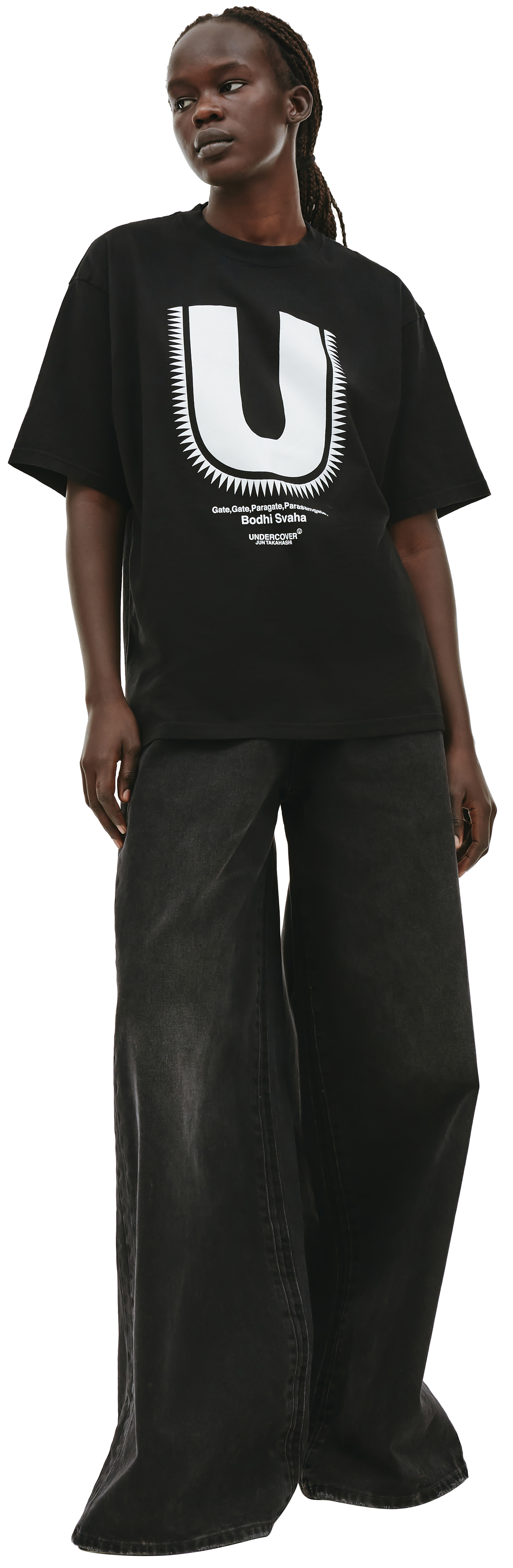 Undercover Black \'U\' printed t-shirt