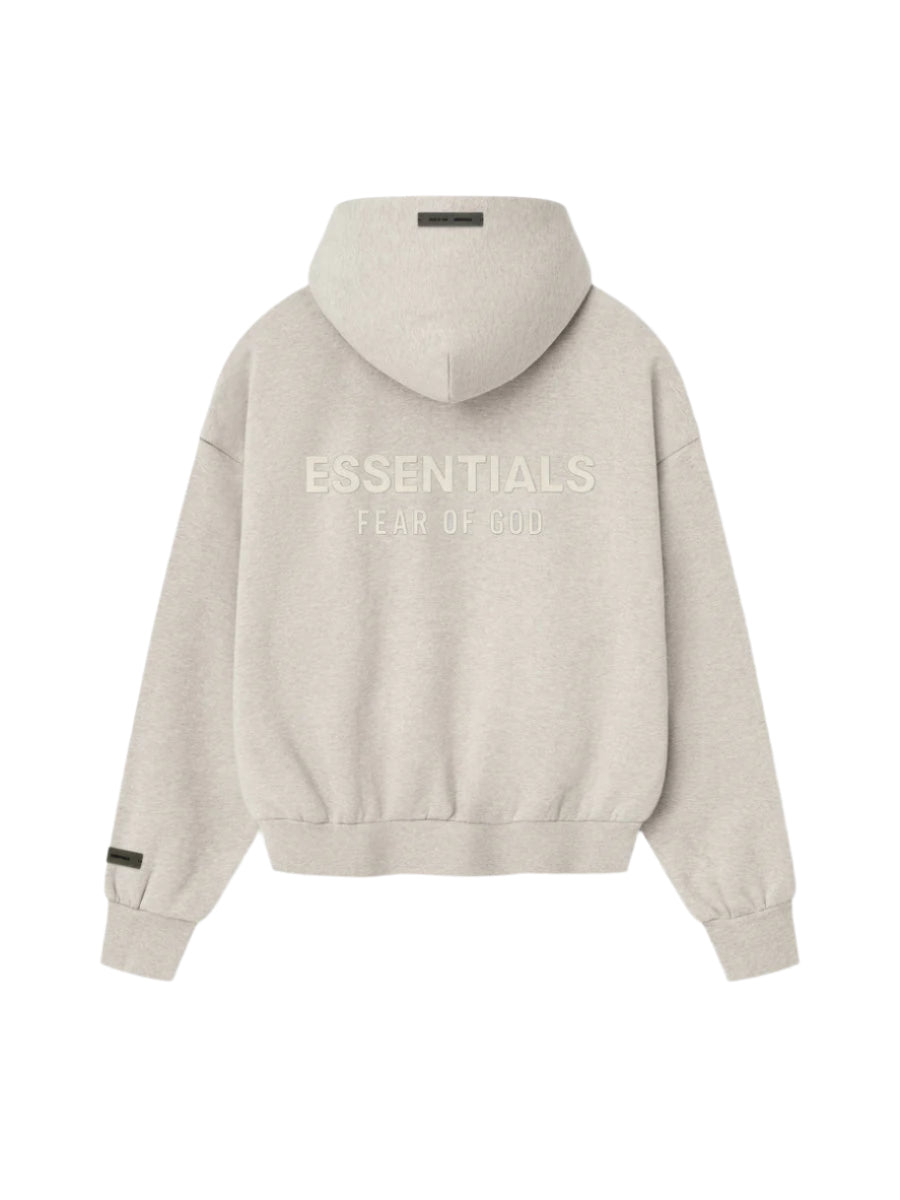 Fear of God Essentials Classic Fit Fleece Zip-Up Hoodie