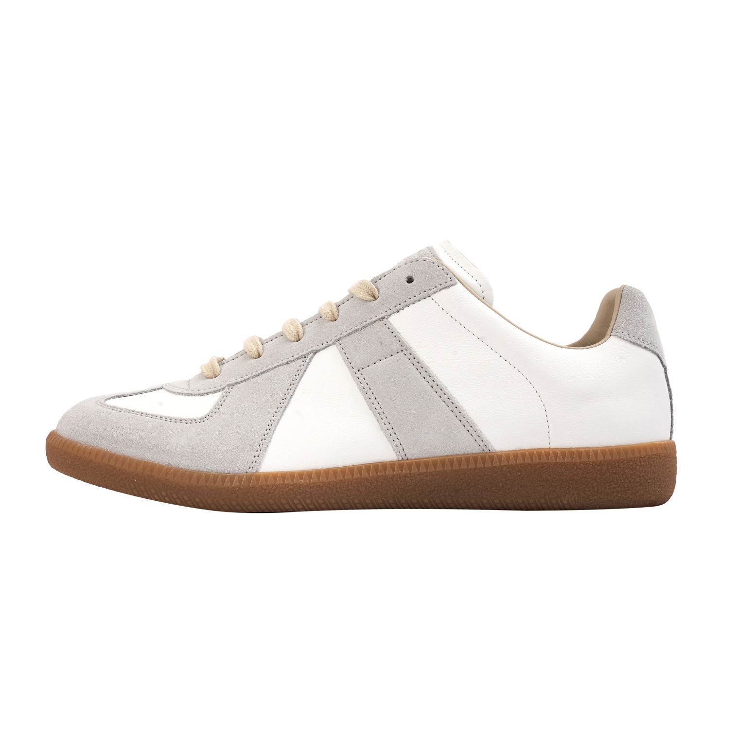 Maison Margiela White Leather & Suede Replica Sneakers