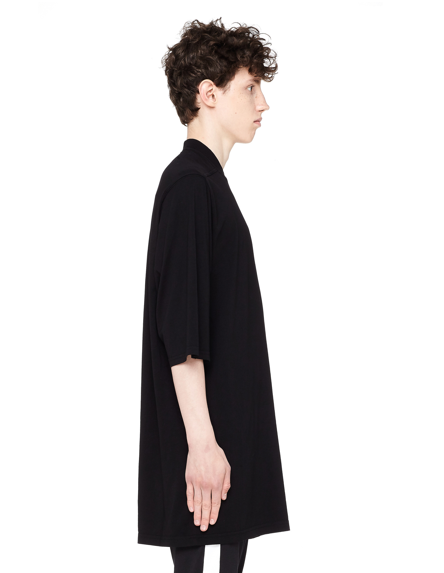 DRKSHDW by Rick Owens Хлопковая футболка с расклешенными рукавами