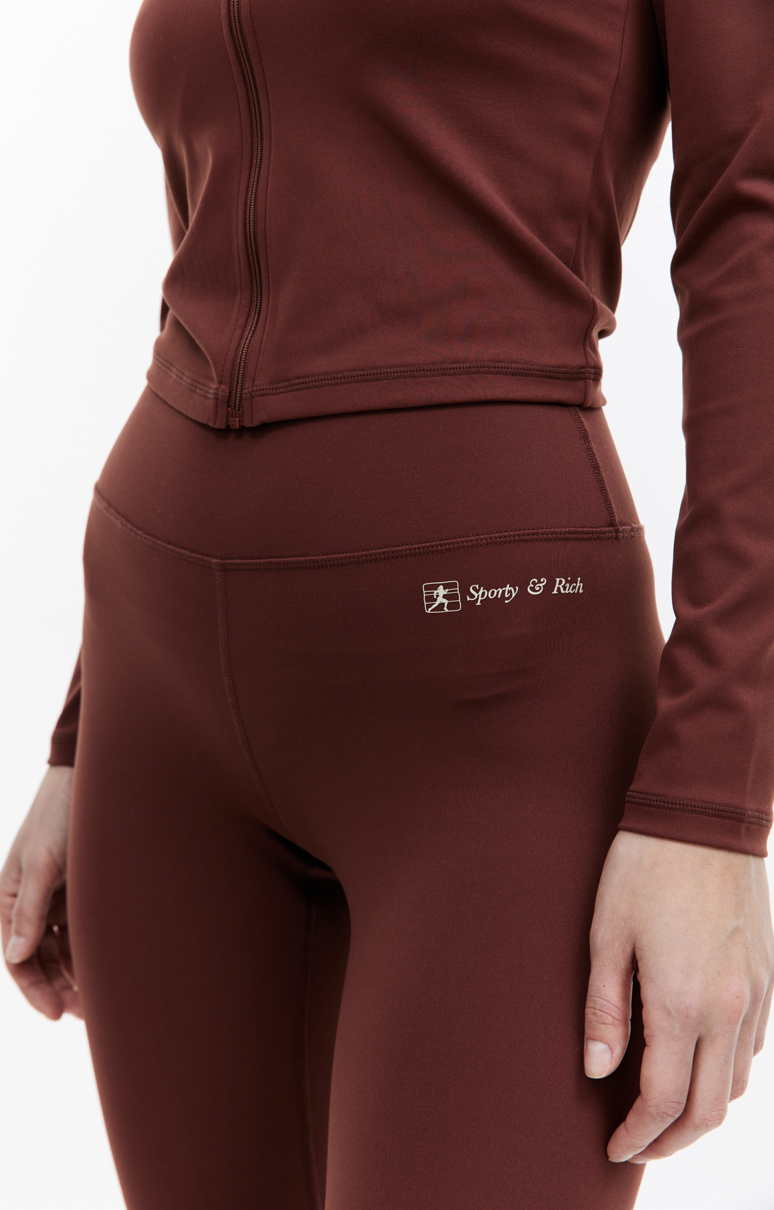 SPORTY & RICH Спортивные леггинсы SR Bold