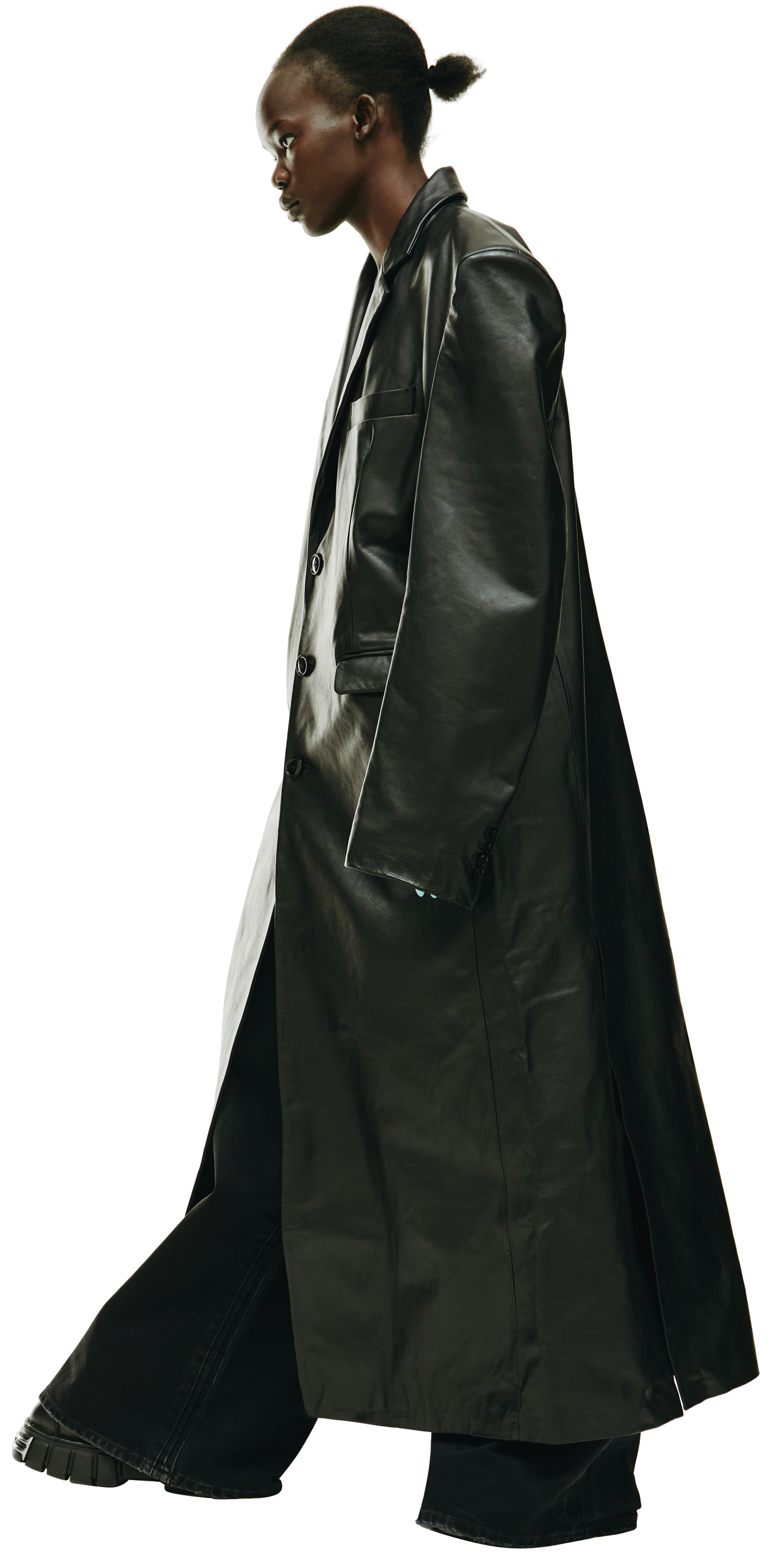 VETEMENTS Oversized leather coat