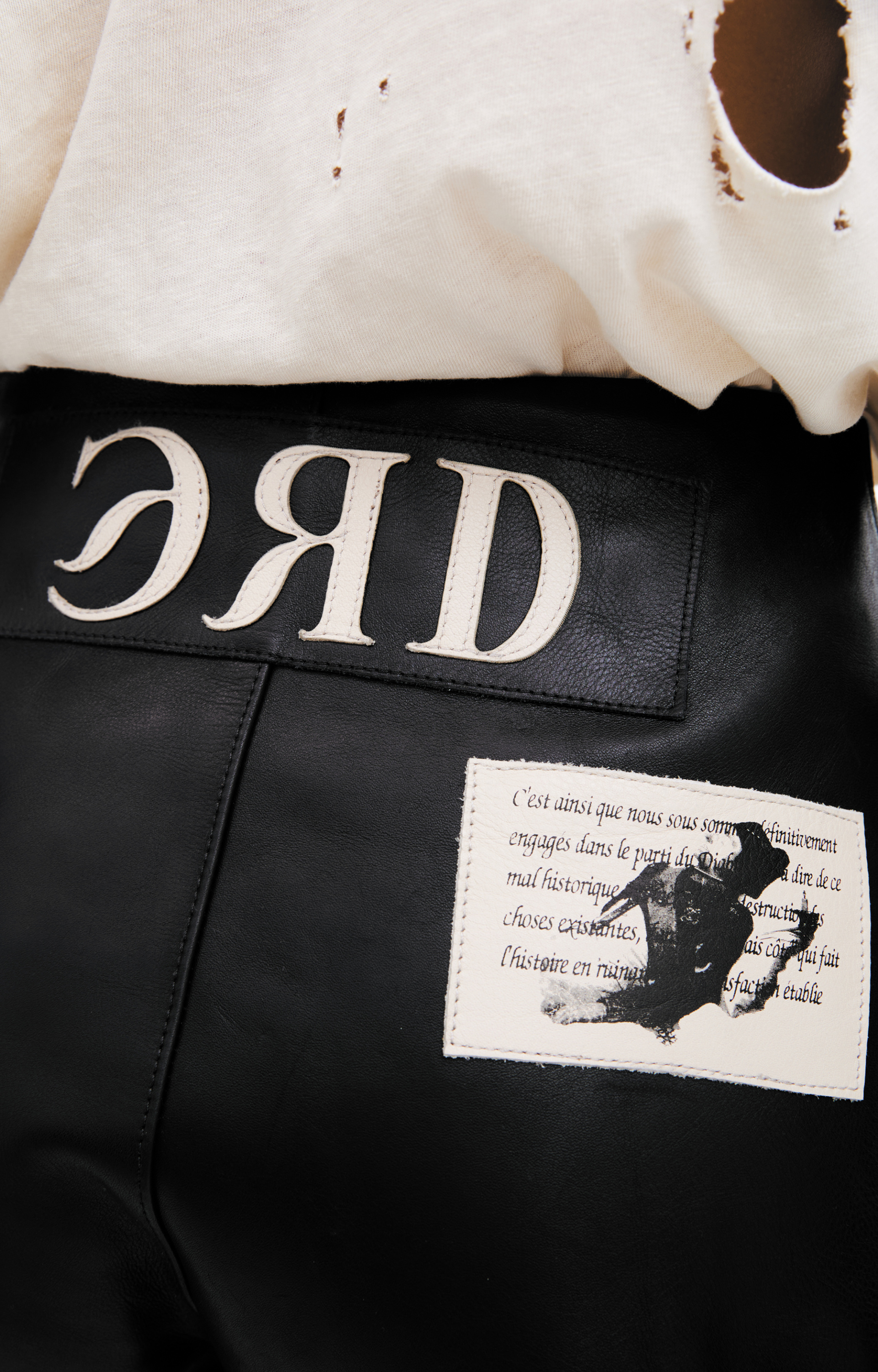 Enfants Riches Déprimés Leather Shorts