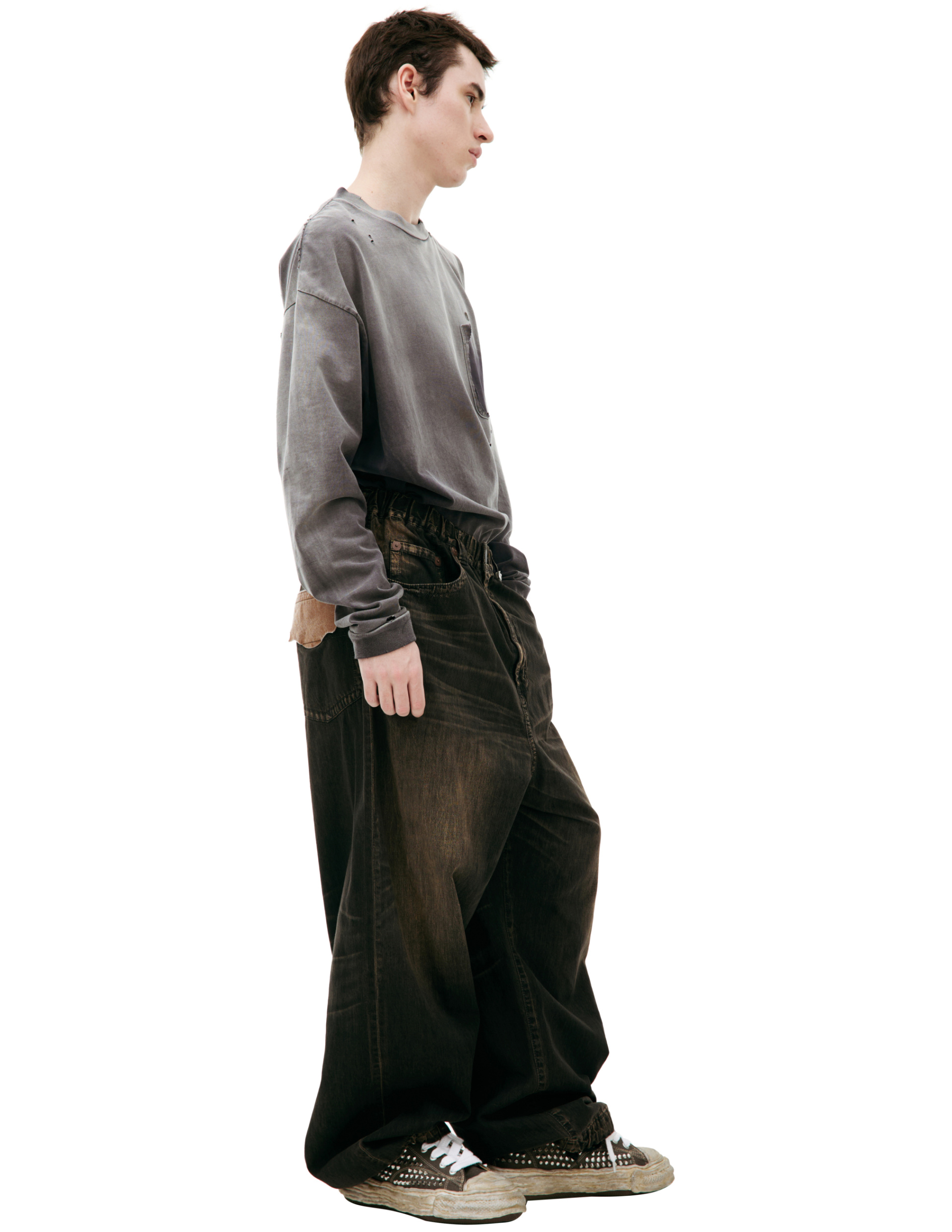 Maison Mihara Yasuhiro Jeans with patch on the pocket