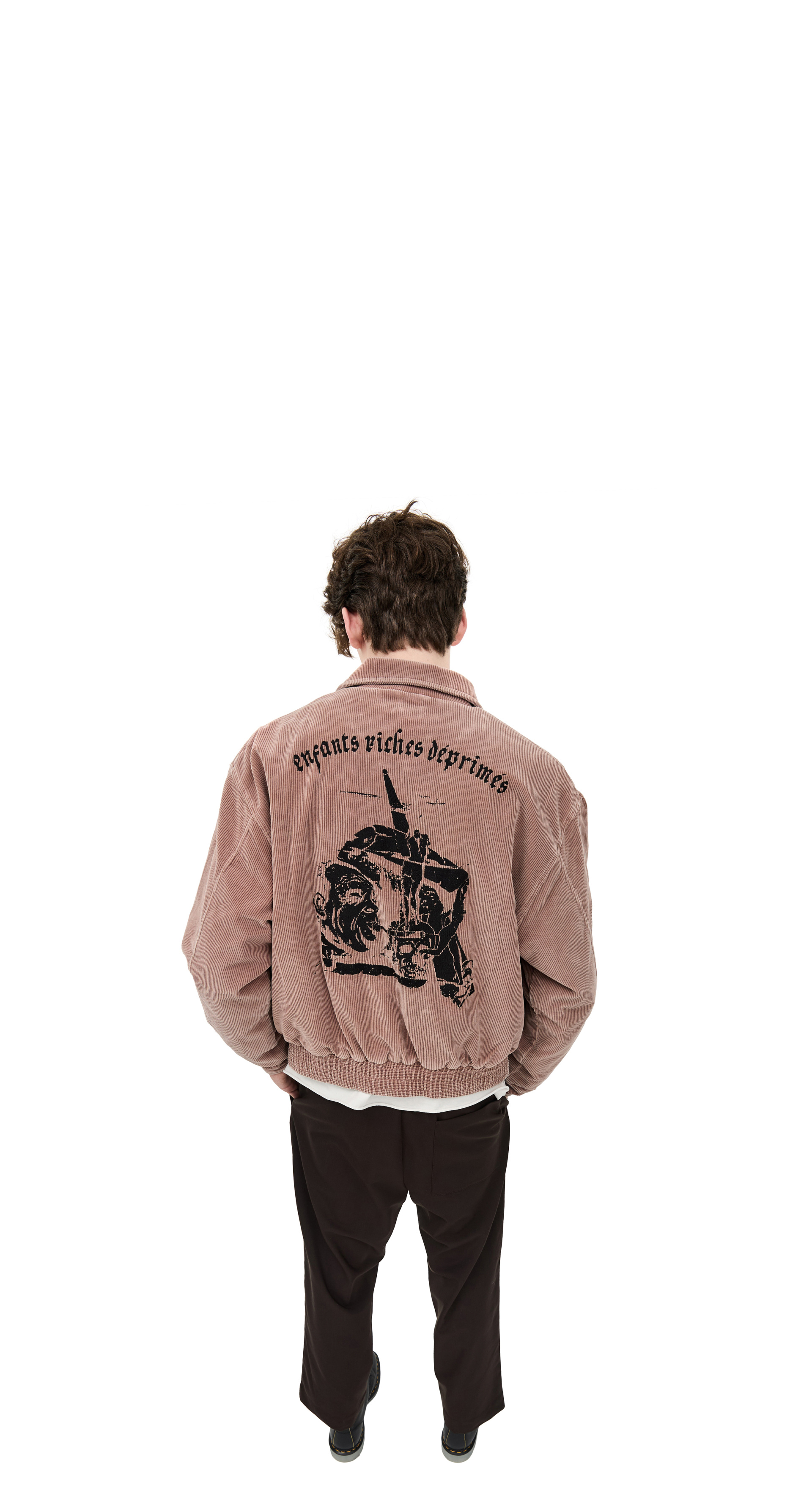Enfants Riches Déprimés Embroidered Corduroy Jacket