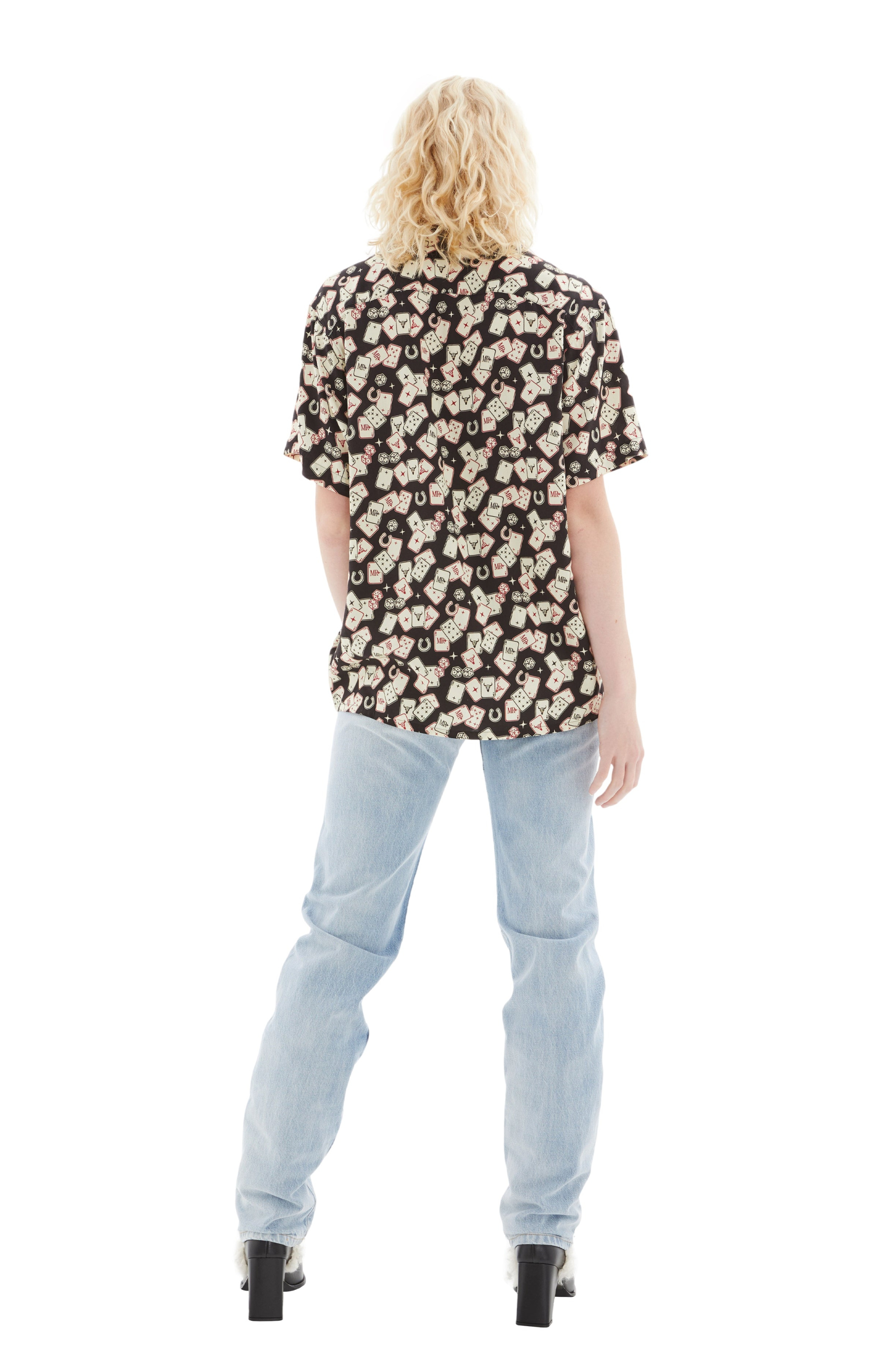 Midnight Rodeo Gambler Camp Collar Shirt