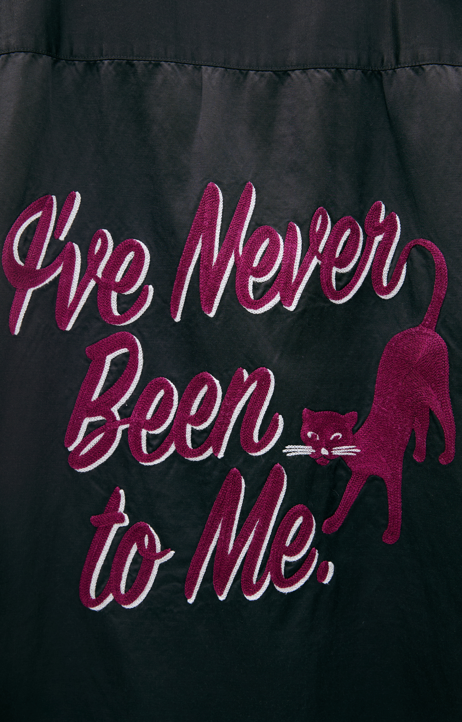 Maison Mihara Yasuhiro Double-layered printed shirt