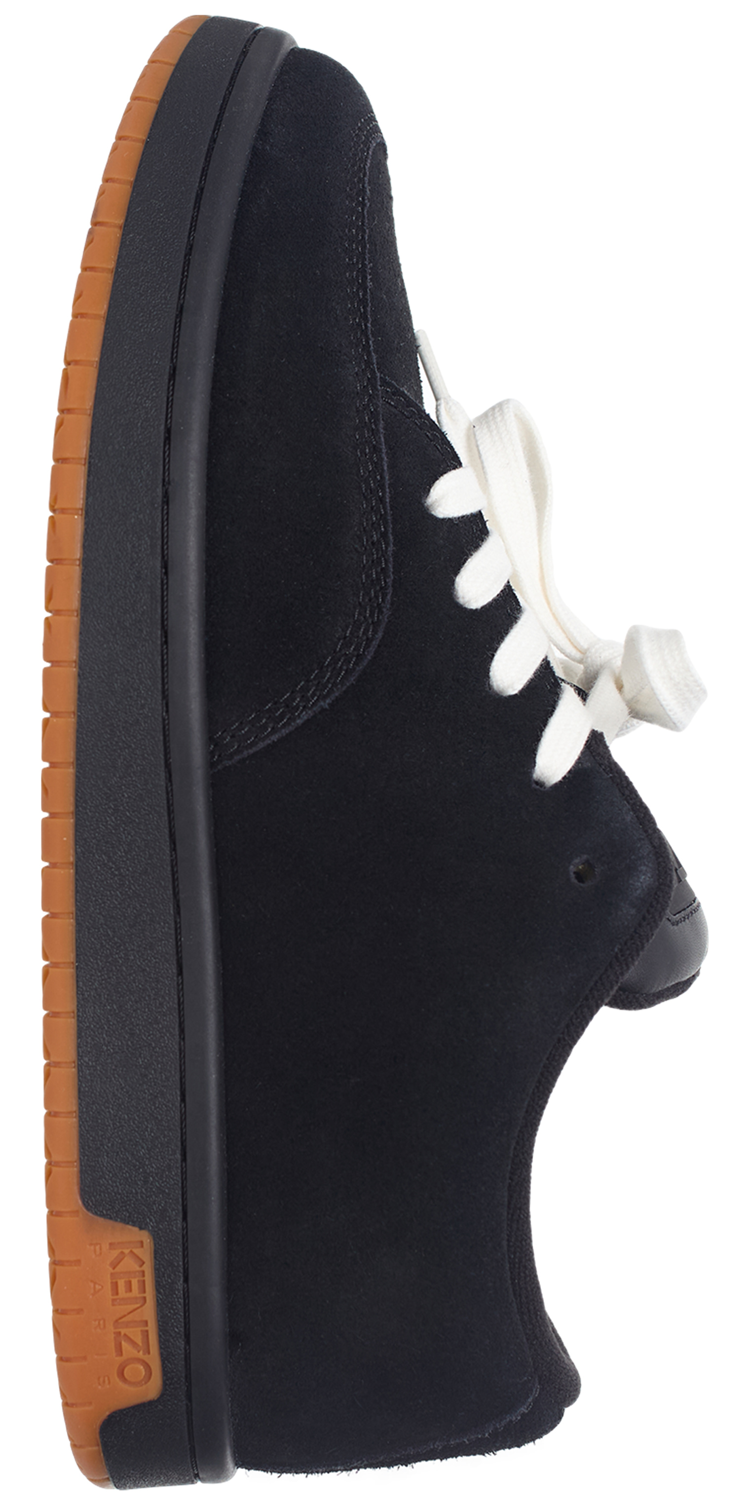 KENZO Black suede sneakers