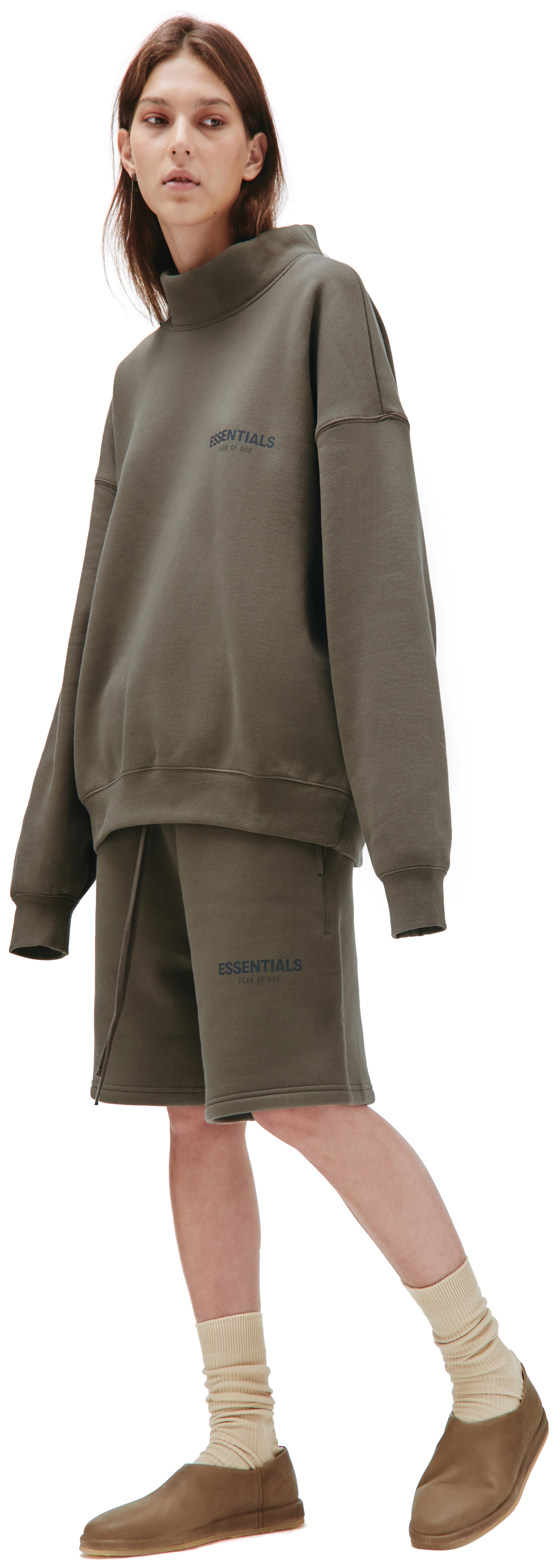 Fear of God Essentials Cotton Pullover Mockneck