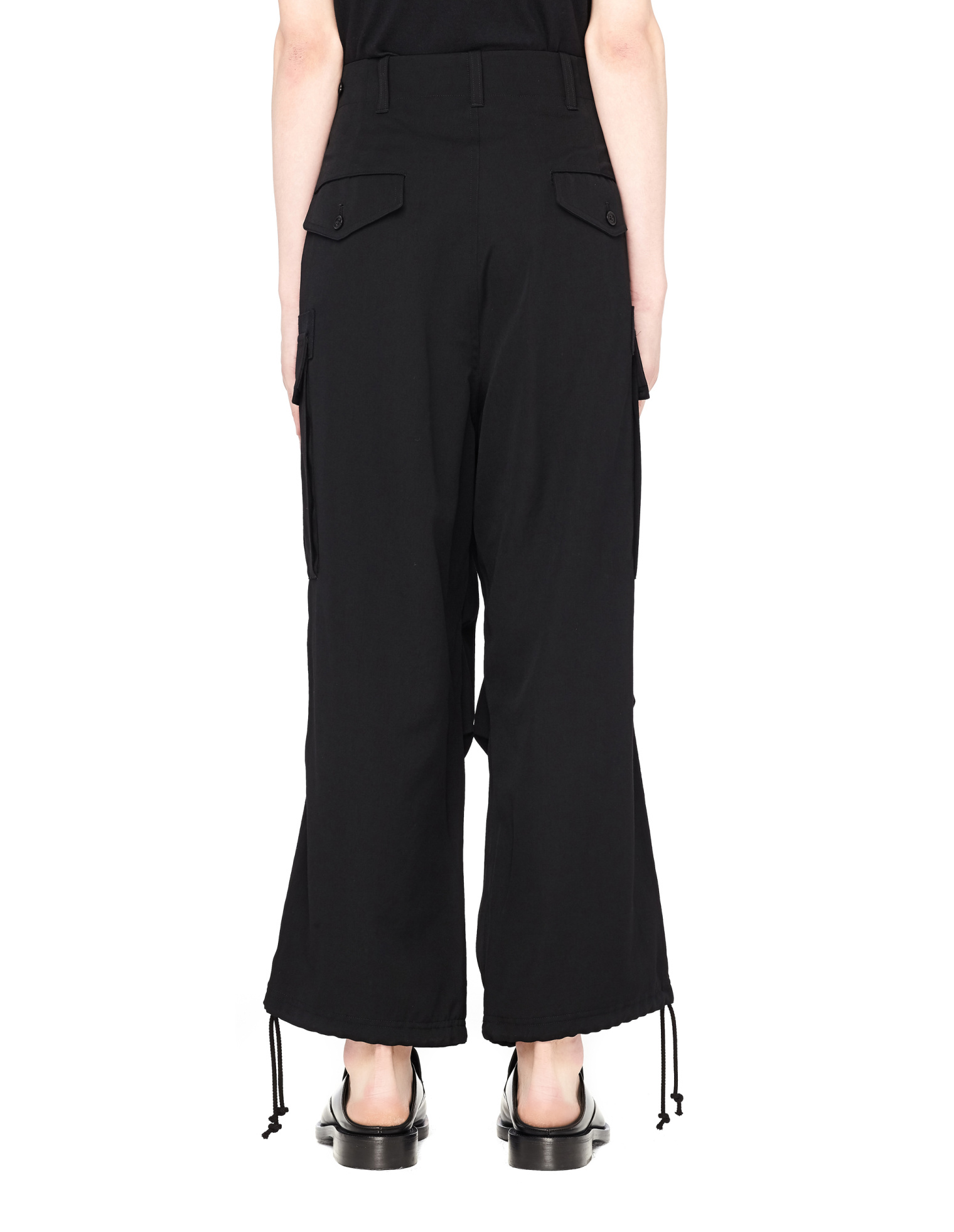 Yohji Yamamoto Wide Leg Cargo Pants