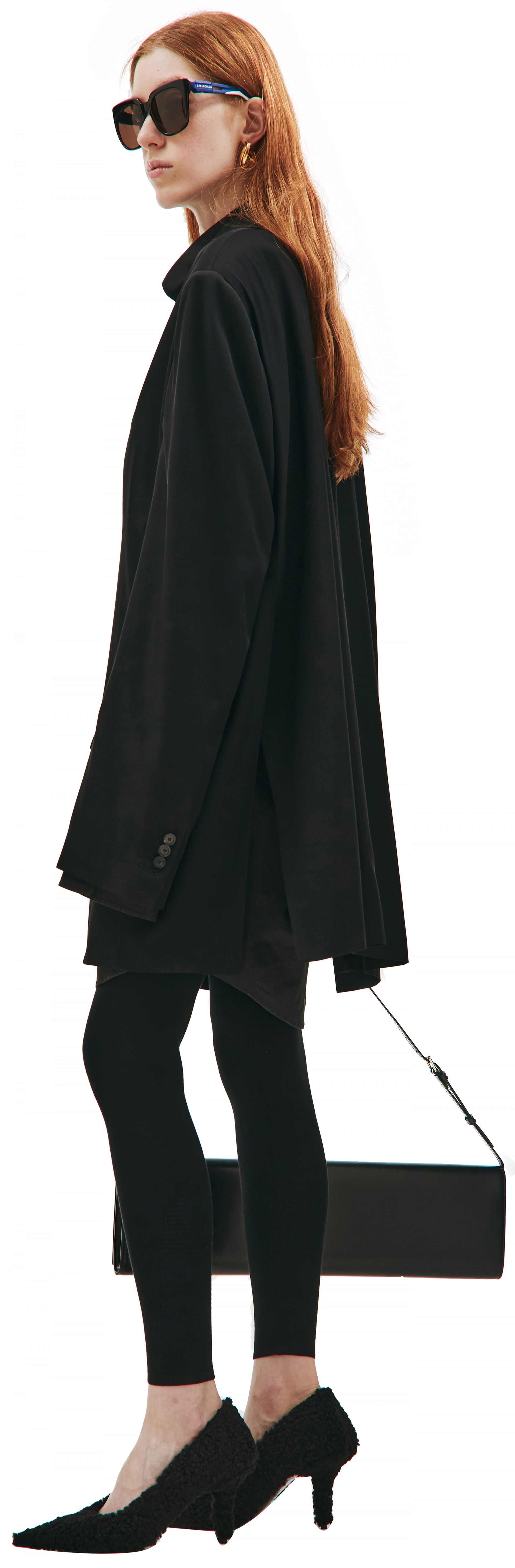 Balenciaga Черный оверсайз пиджак
