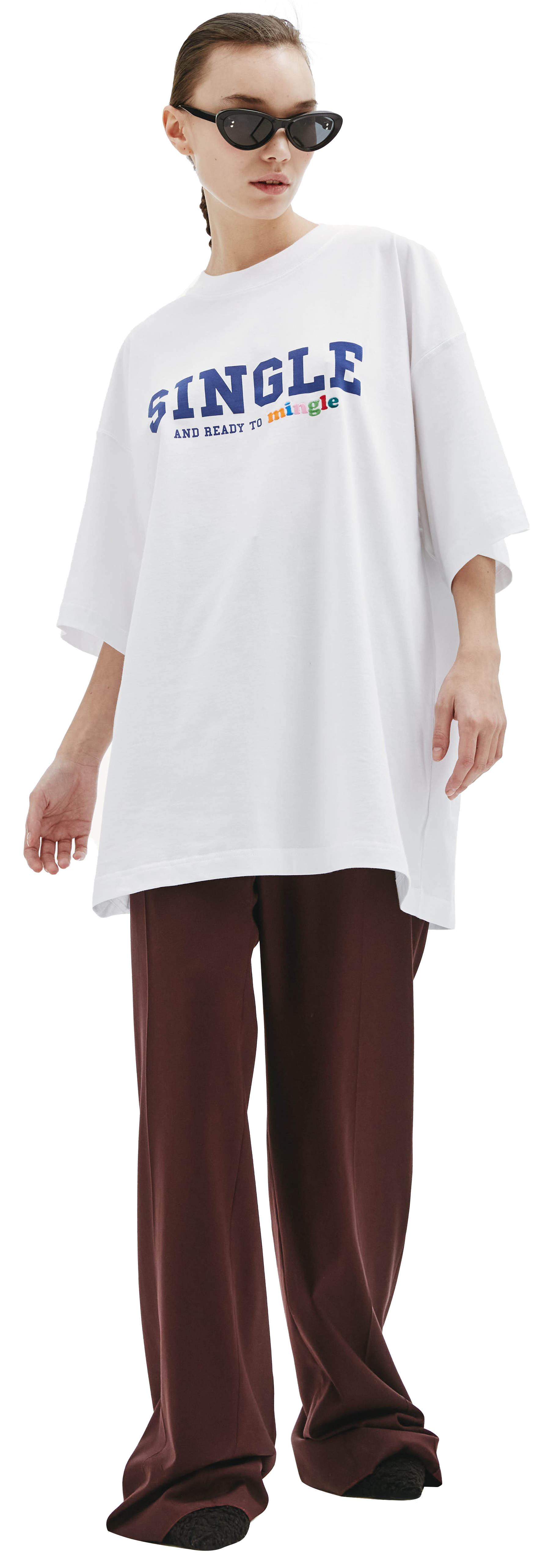 VETEMENTS Single Mingle printed T-shirt