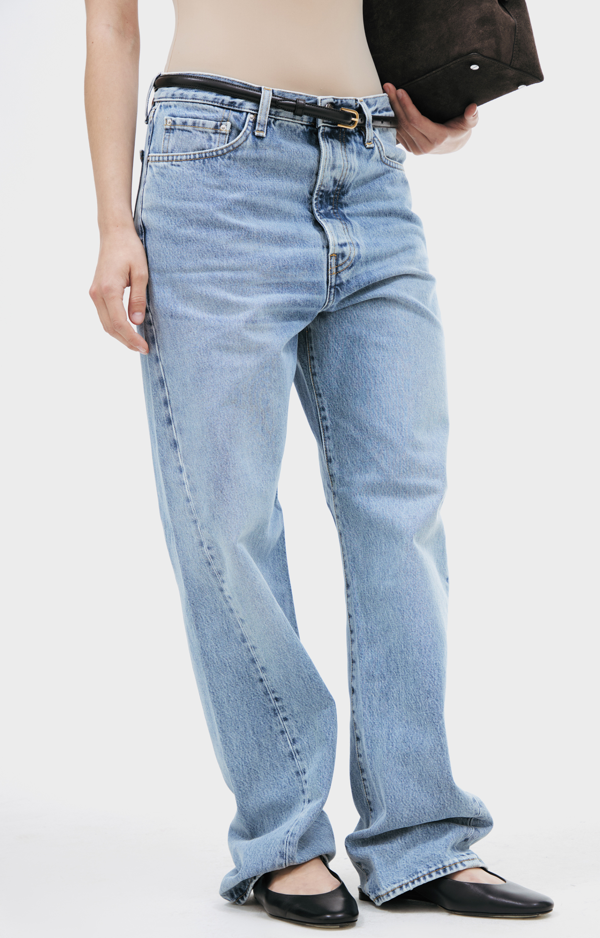 TOTEME Jeans with bias seams