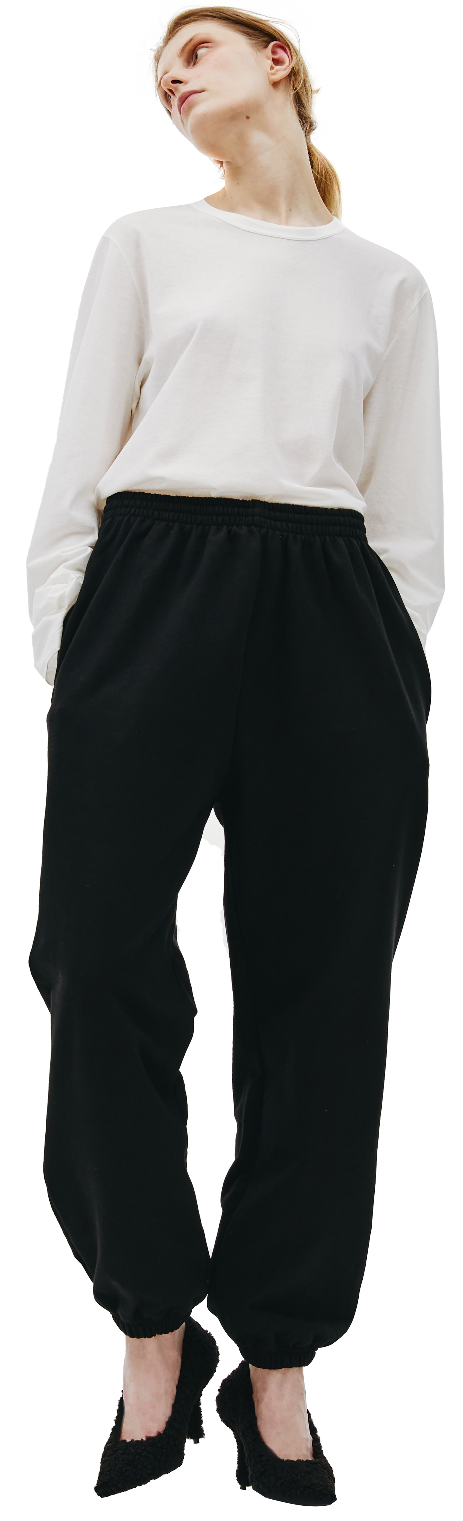 Balenciaga Black sweatpants with logo