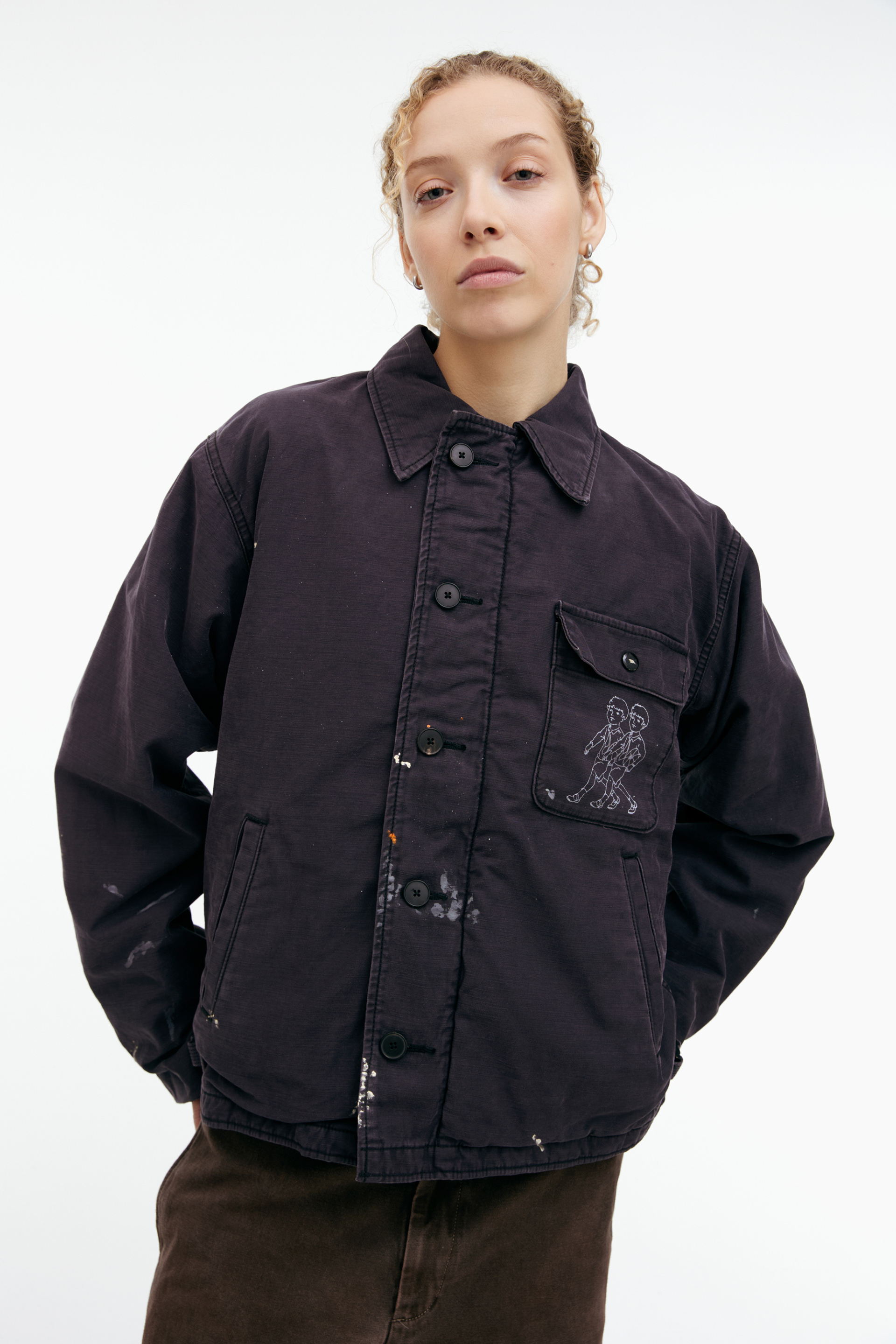 Enfants Riches Déprimés Embroidered Jacket