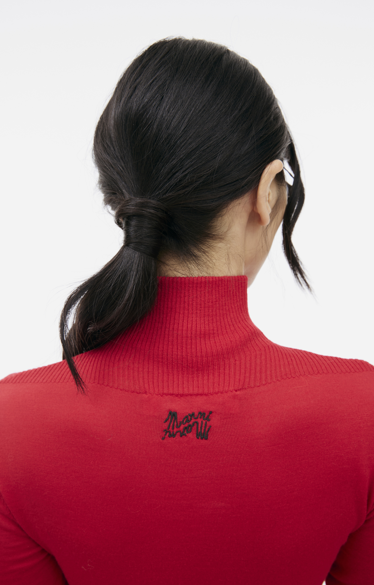 Marni Red wool turtleneck