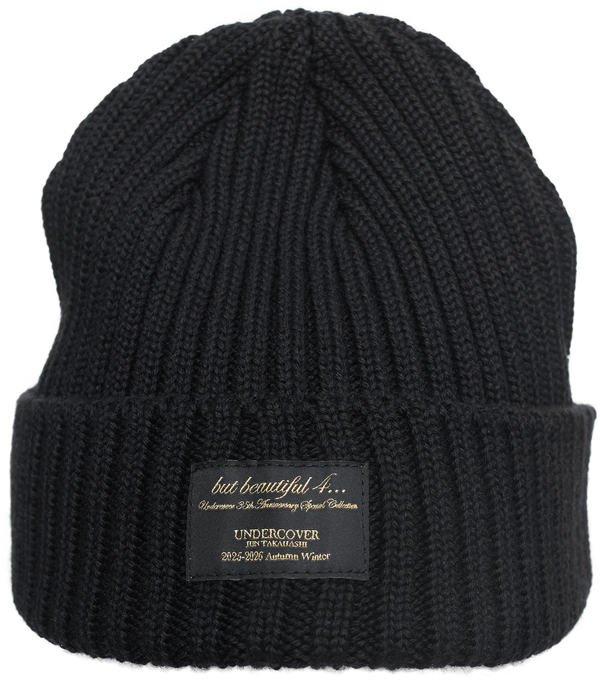 Undercover Black logo beanie