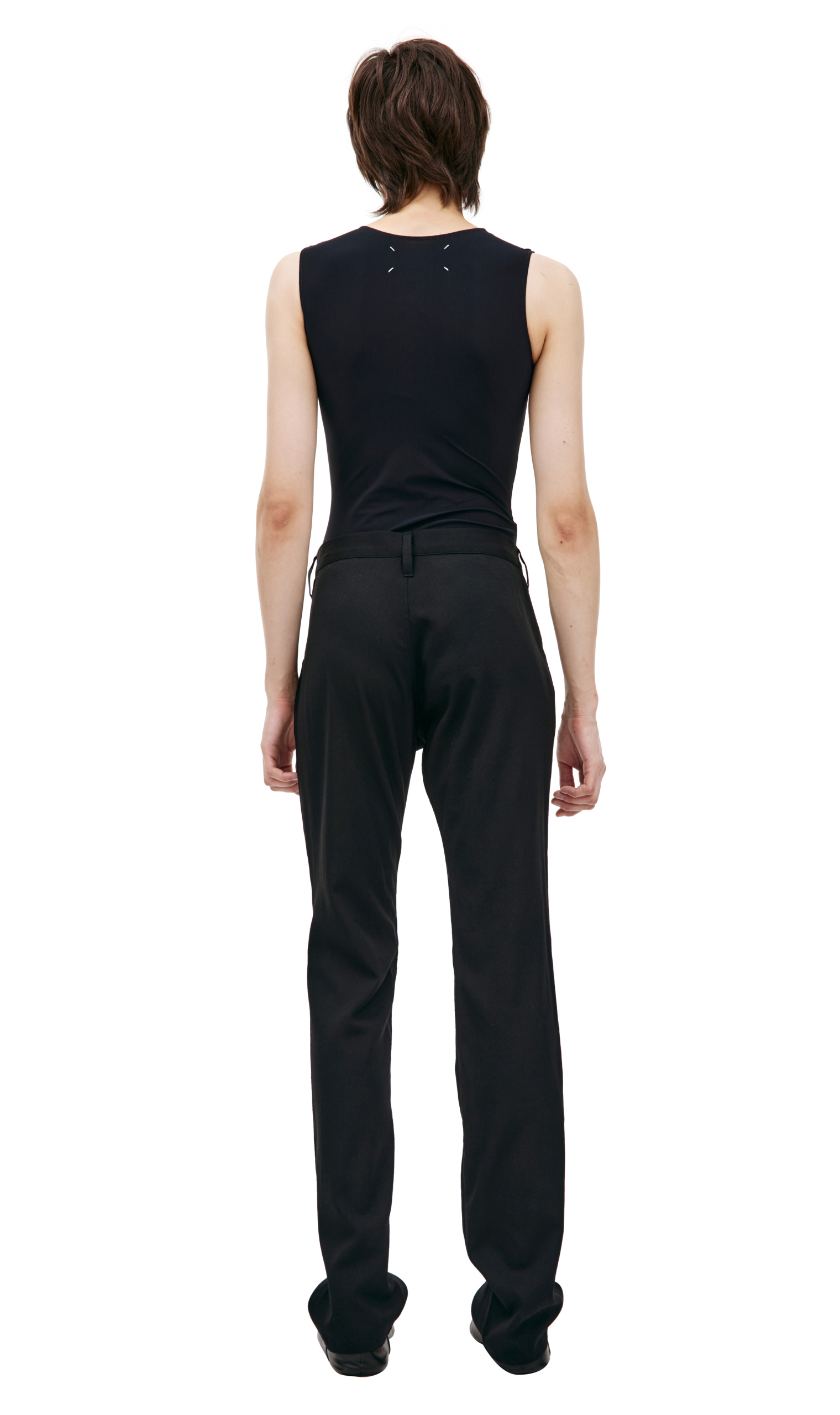 Yohji Yamamoto Black Wool Trousers