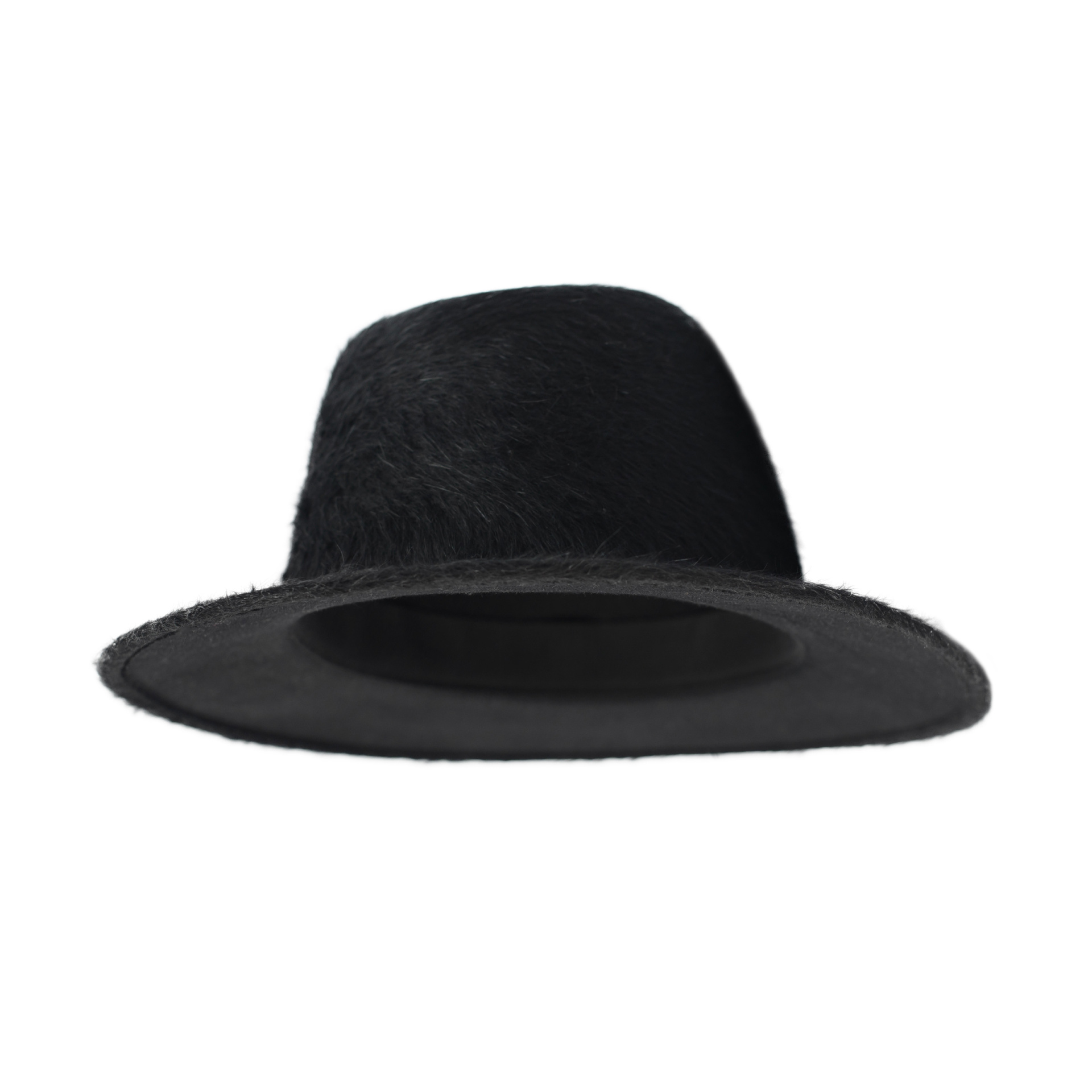 Ann Demeulemeester Black Fur Hat