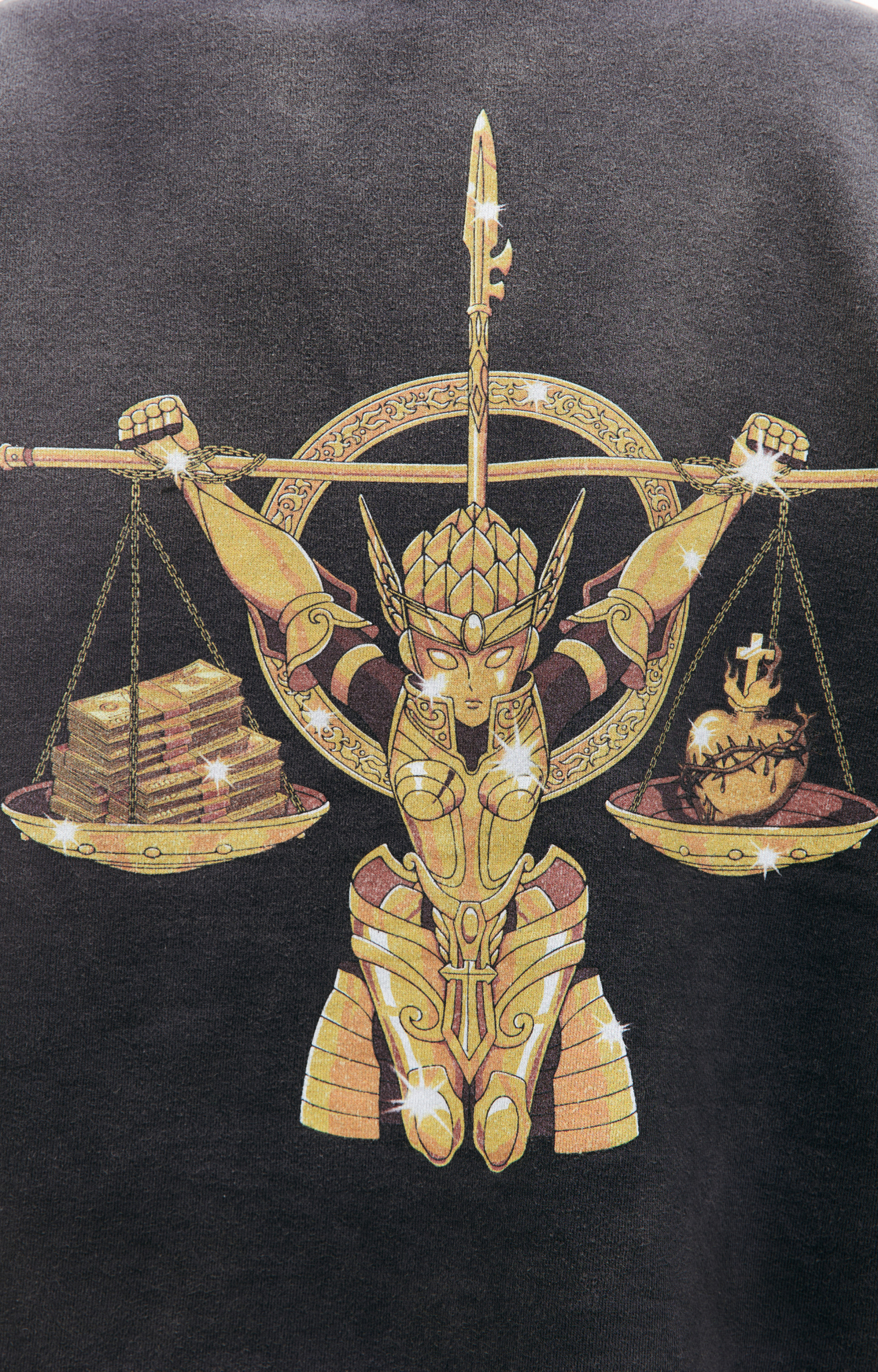 Saint Michael Printed cotton hoodie