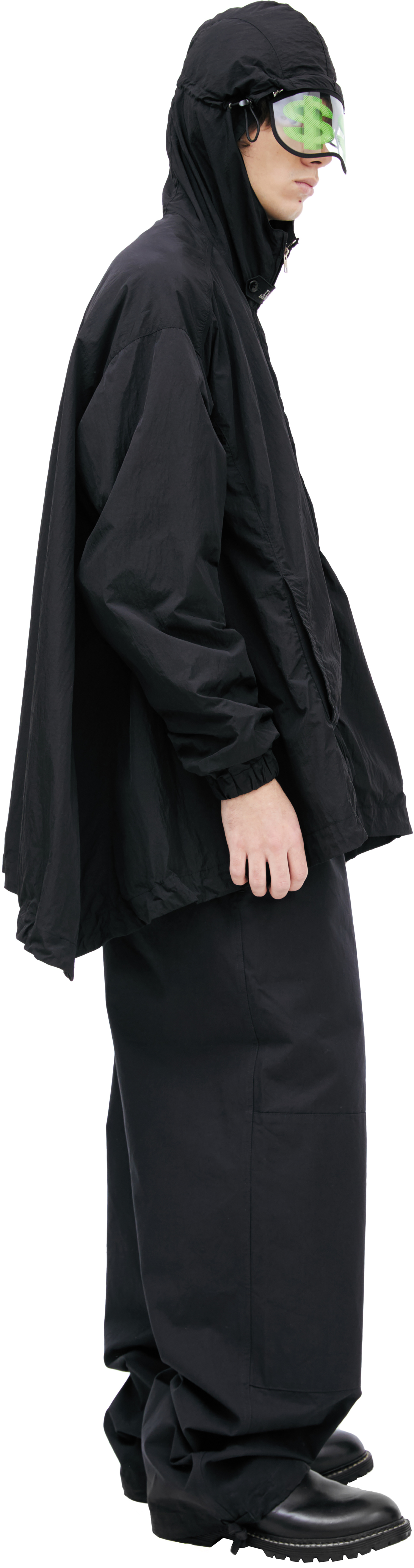 Doublet Black jacket with glasses