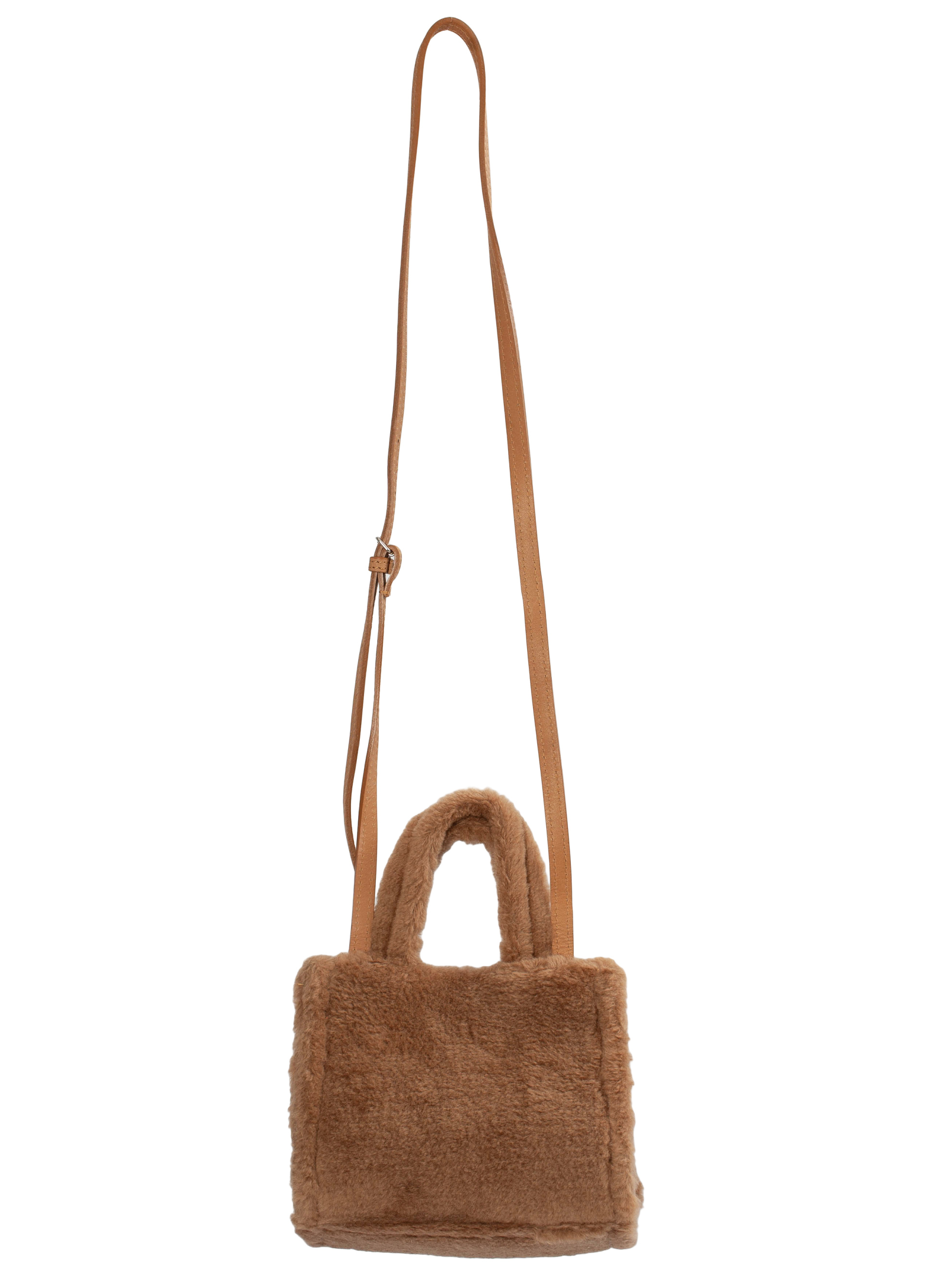 Doublet Beige Alpaca Wool Small Bag