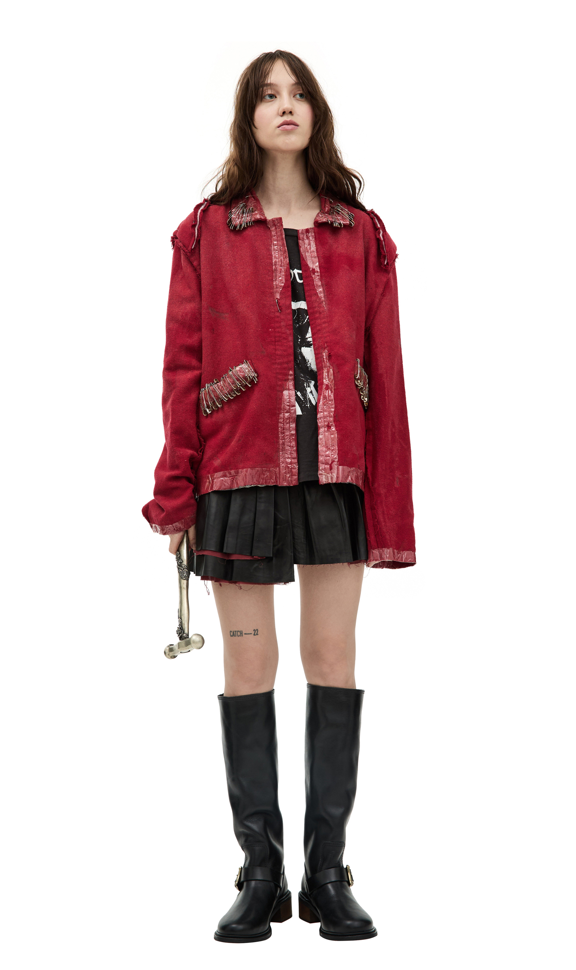 Enfants Riches Déprimés Red jacket with pins