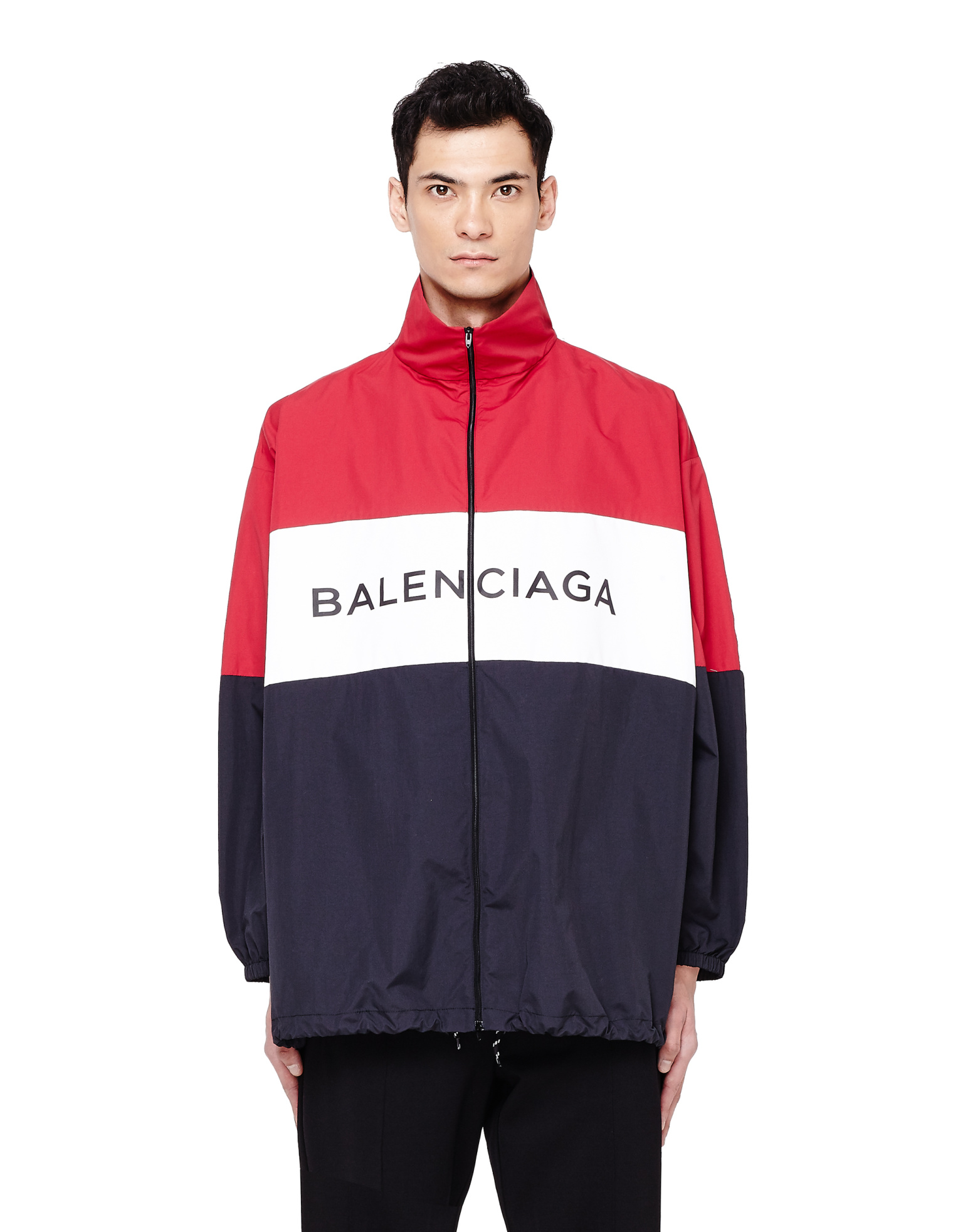 Balenciaga Logo Printed Track Jacket