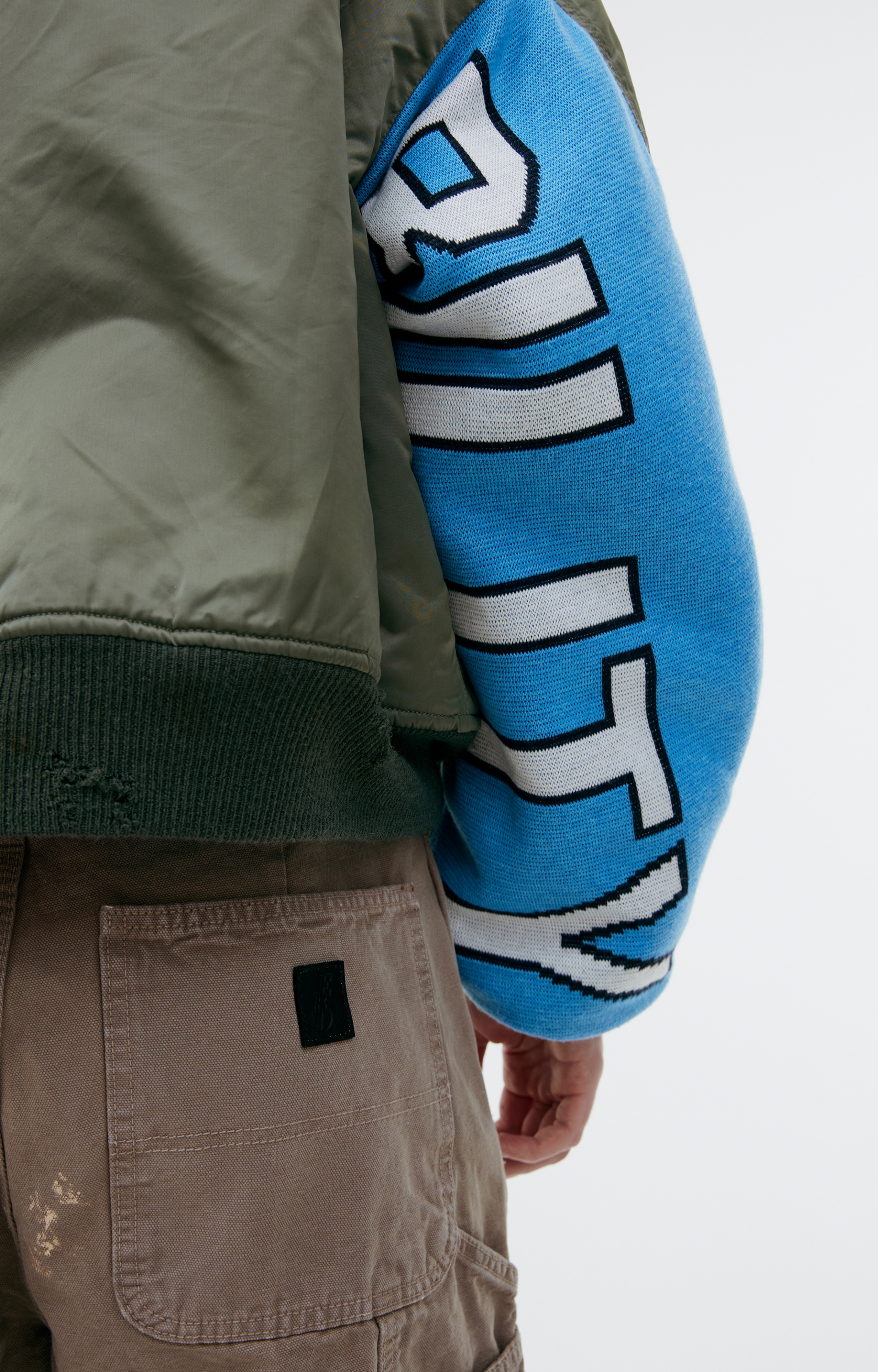 Saint Mxxxxxx Jacket with sleeve inserts