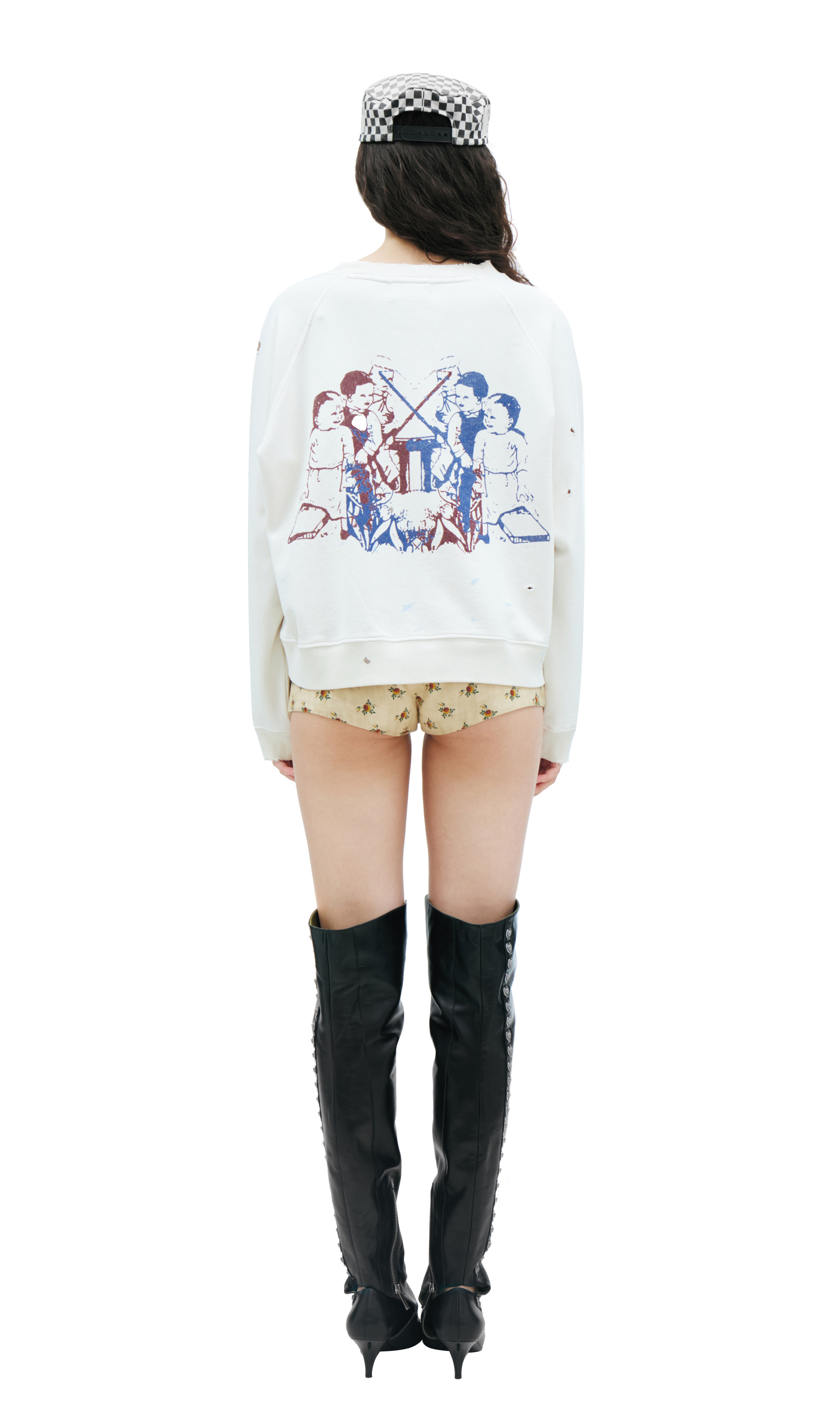 Enfants Riches Déprimés White printed sweatshirt