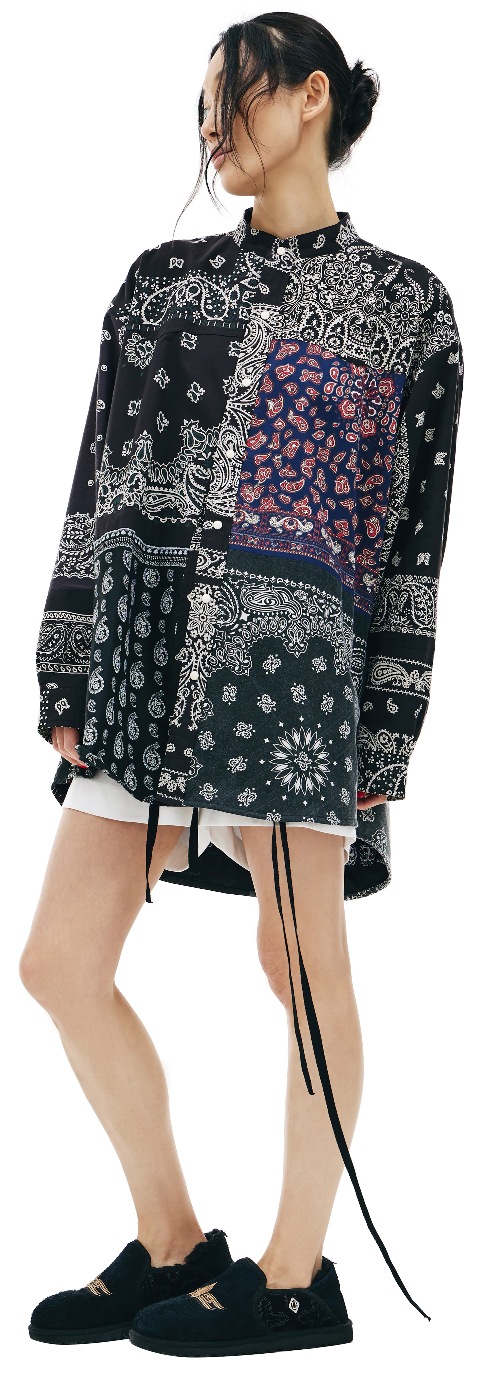 Children of the discordance Patchwork bandana shirt