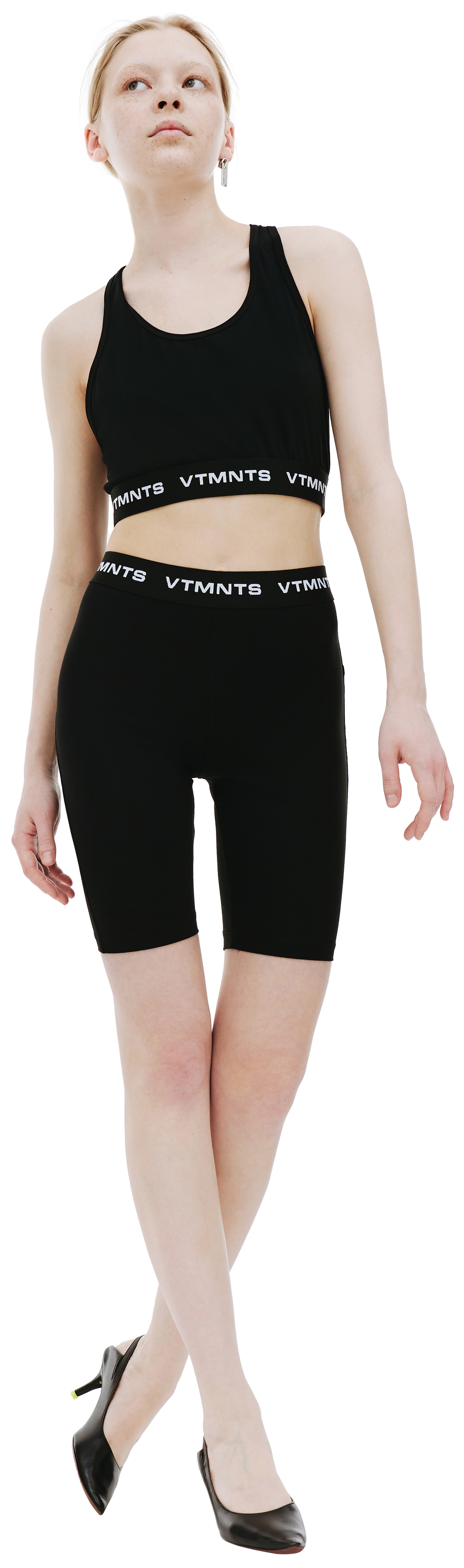 VTMNTS Black Cycling Shorts