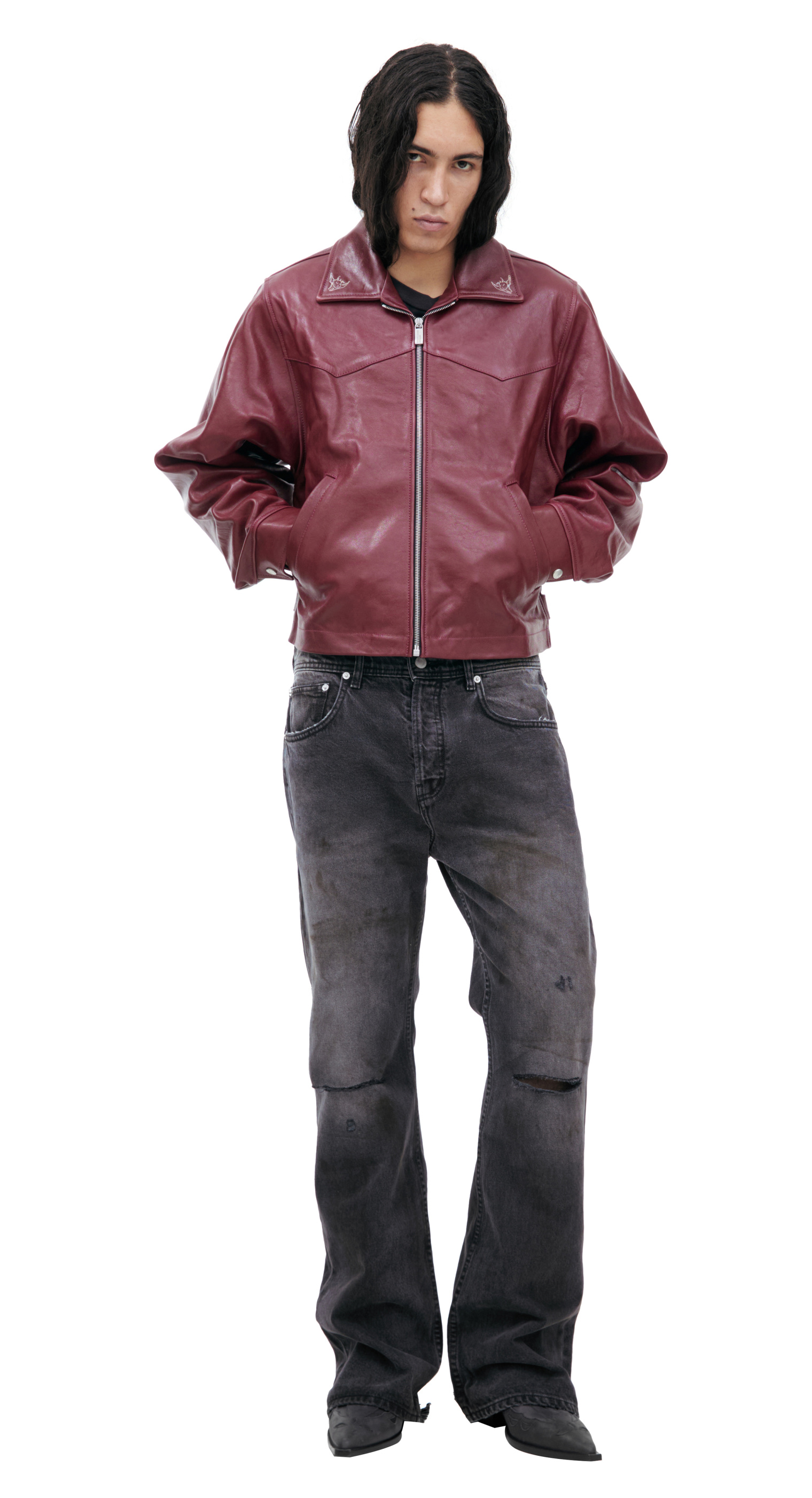 Enfants Riches Déprimés Leather Jacket