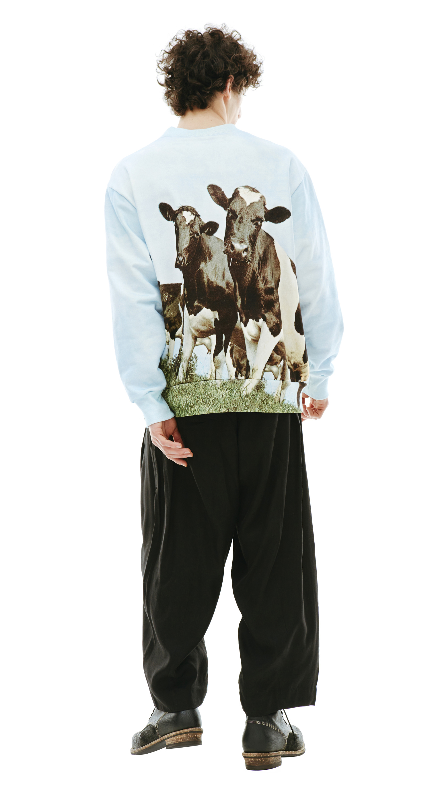 Undercover Pink Floyd Cow print sweatshirt