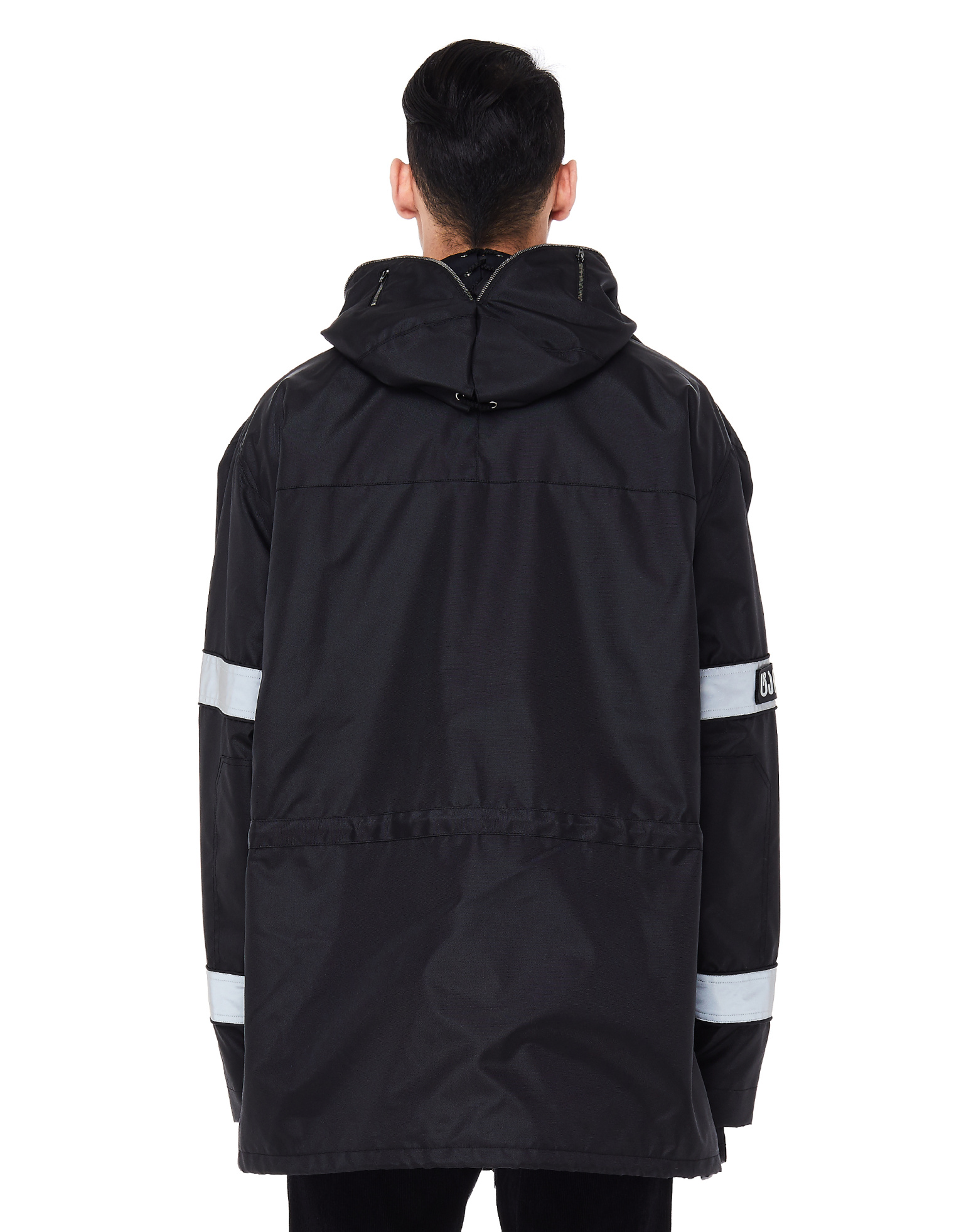 VETEMENTS Black Mask Hood Parka