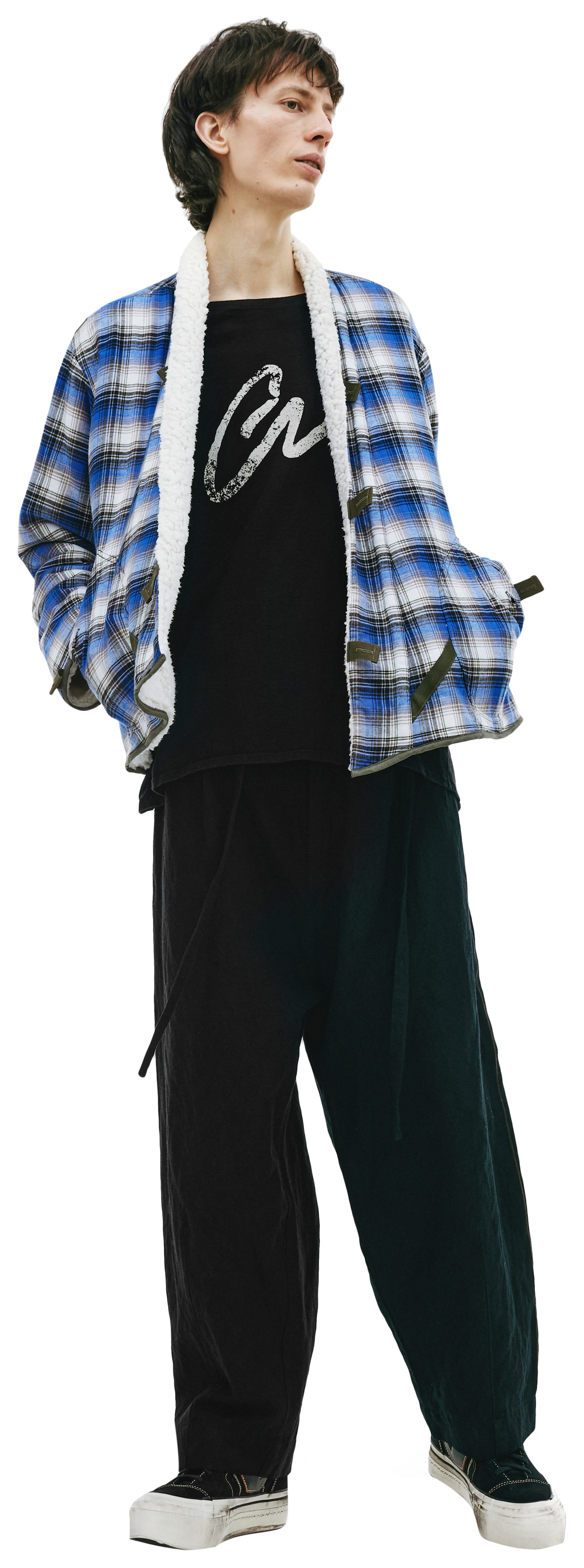 Greg Lauren Reversible checkered jacket