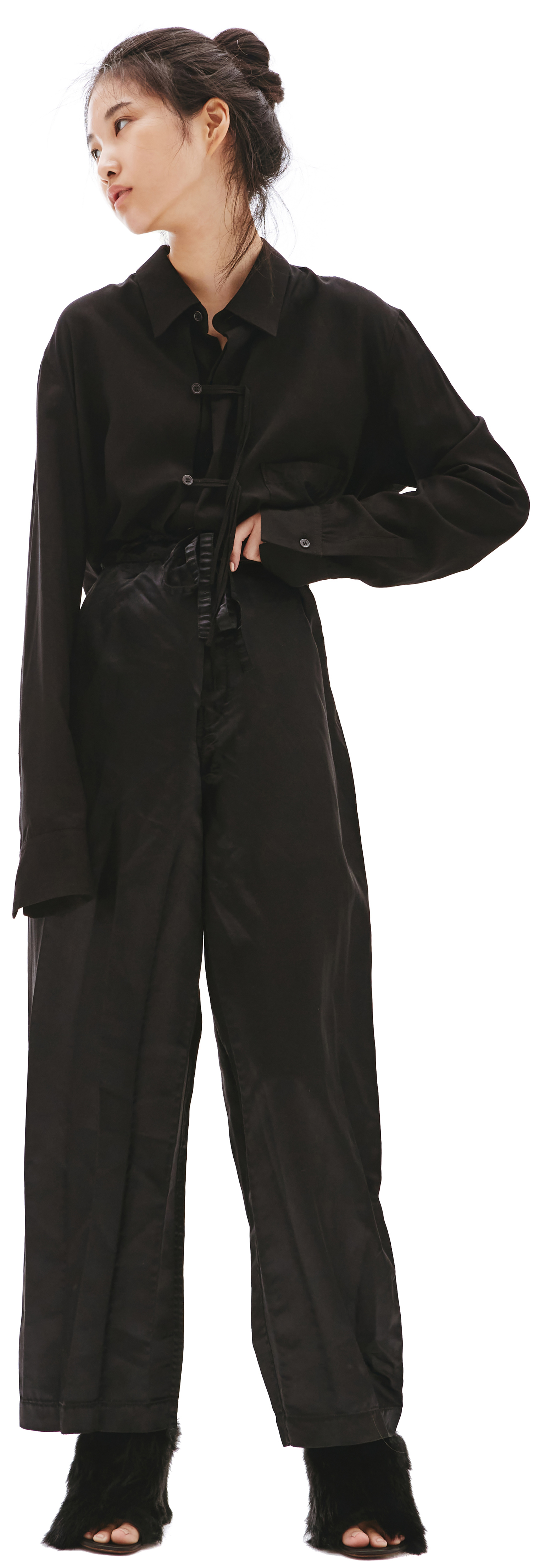 Comme des Garcons CdG Satin Trousers