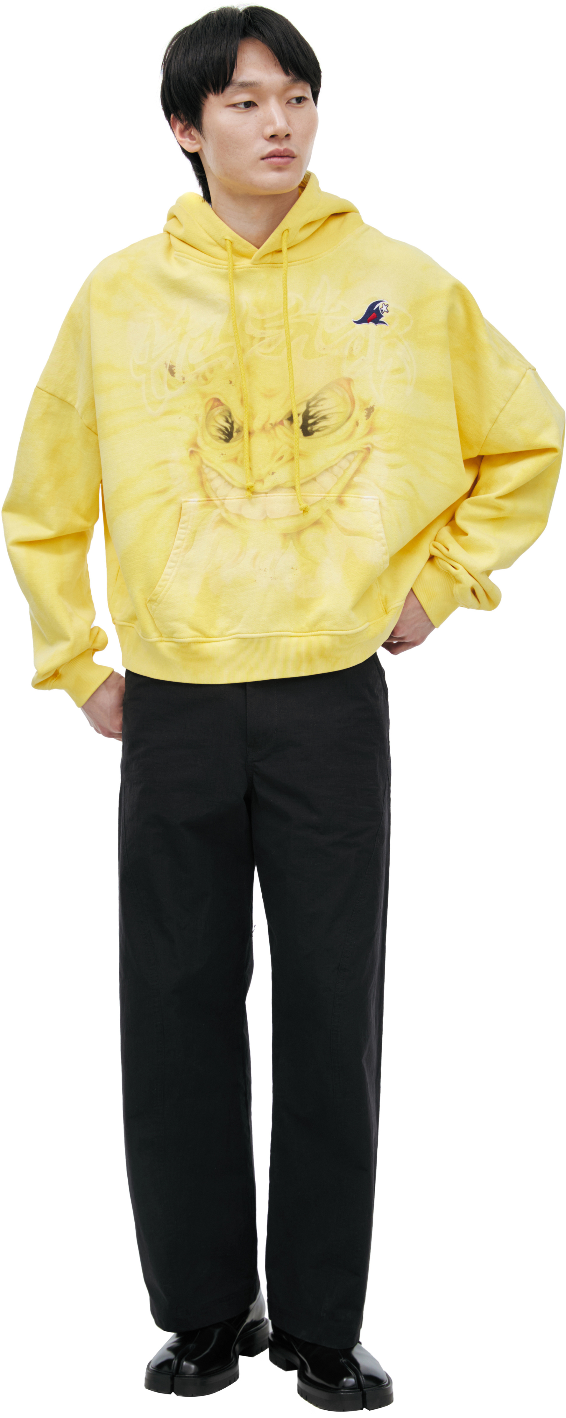 Hellstar Yellow print hoodie