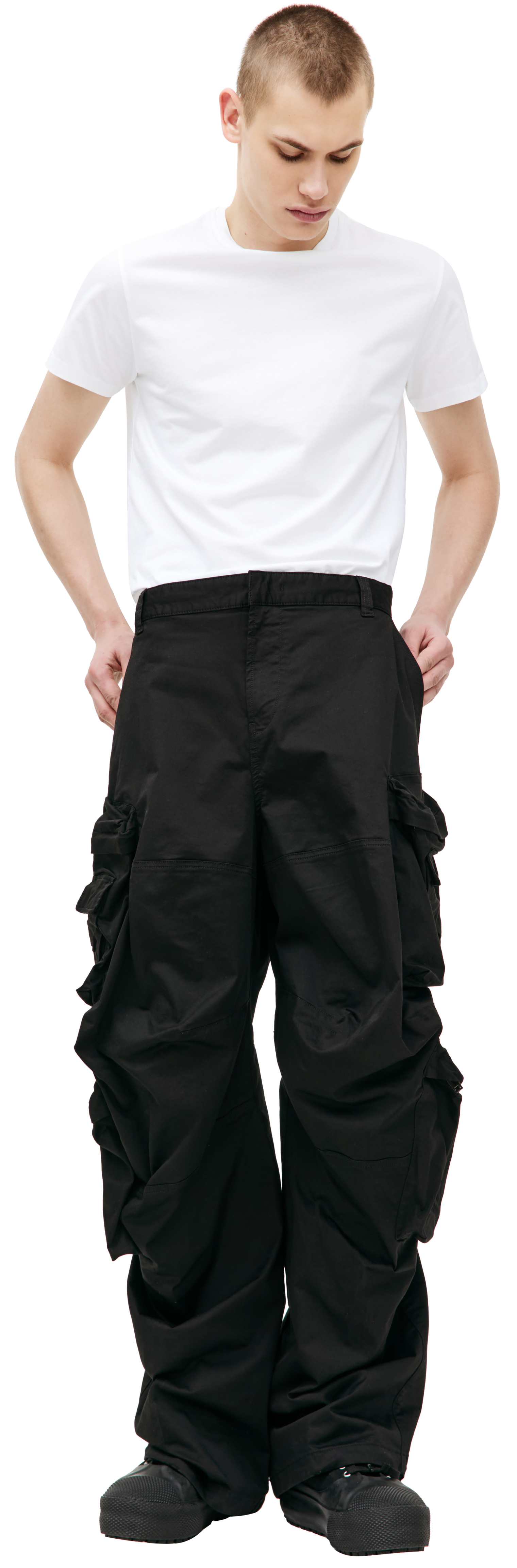 Diesel Black P-Huges-New cargo trousers