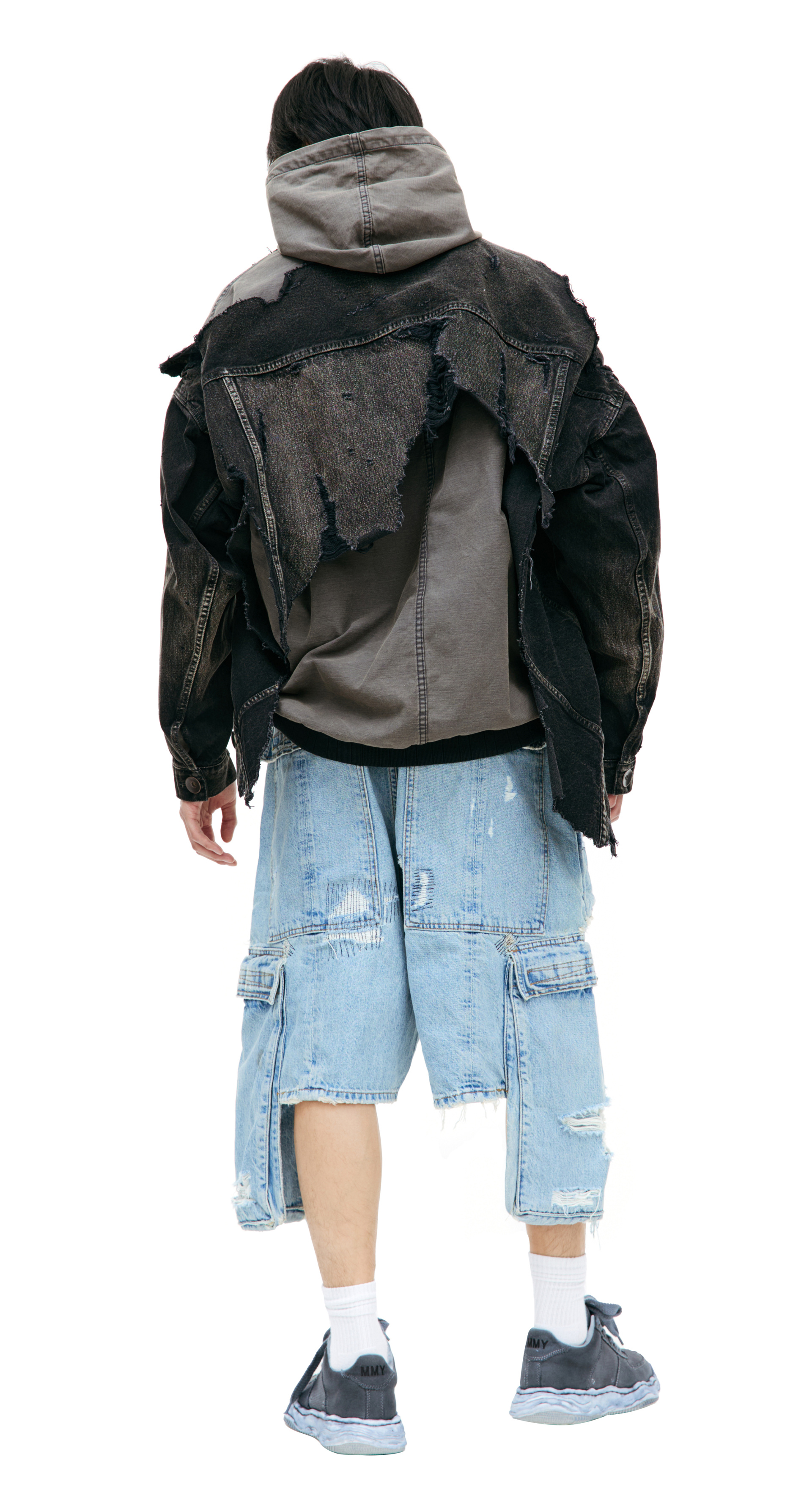 Maison Mihara Yasuhiro Destroyed denim jacket