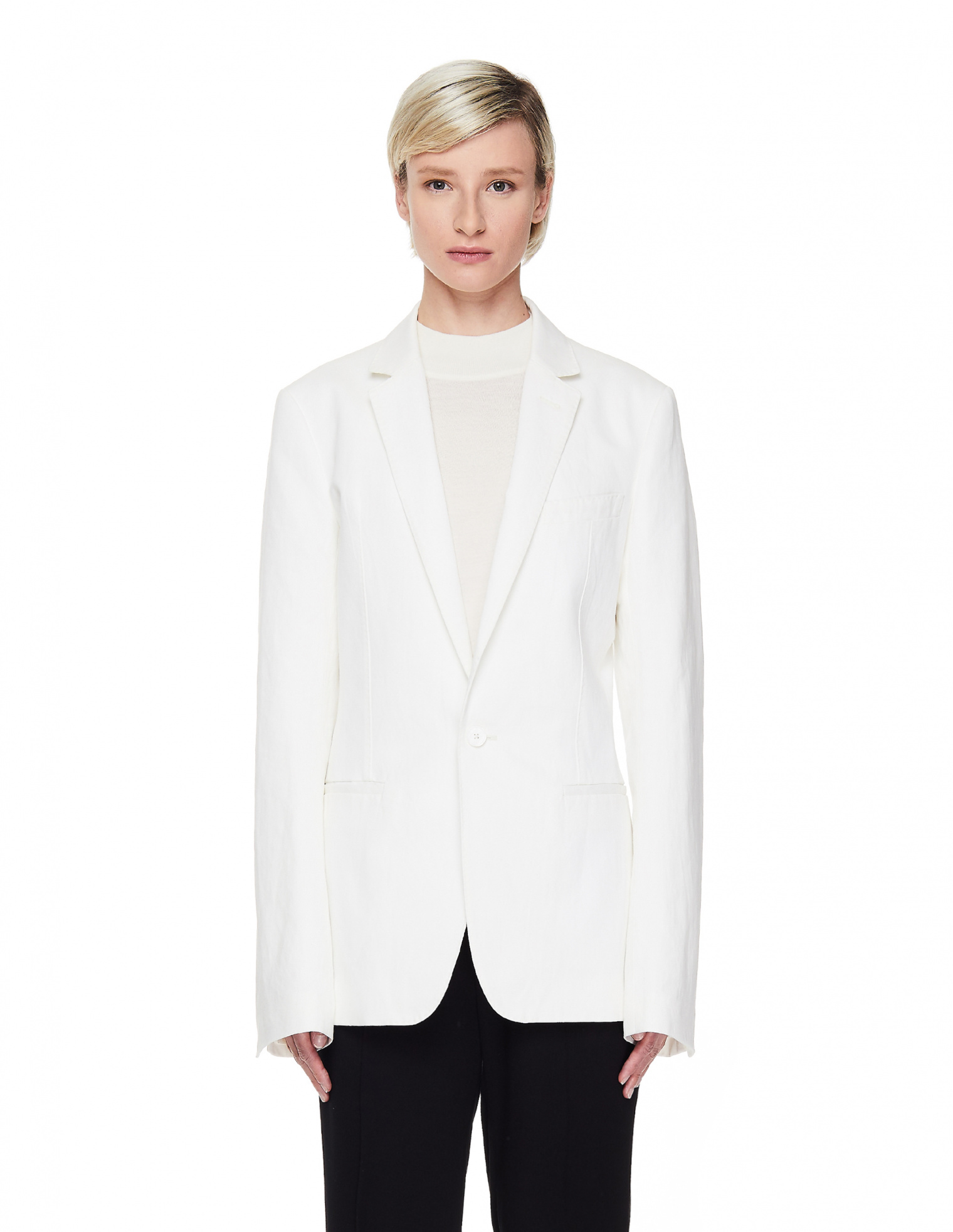 Buy Haider Ackermann women white viscose blazer for £748 online on