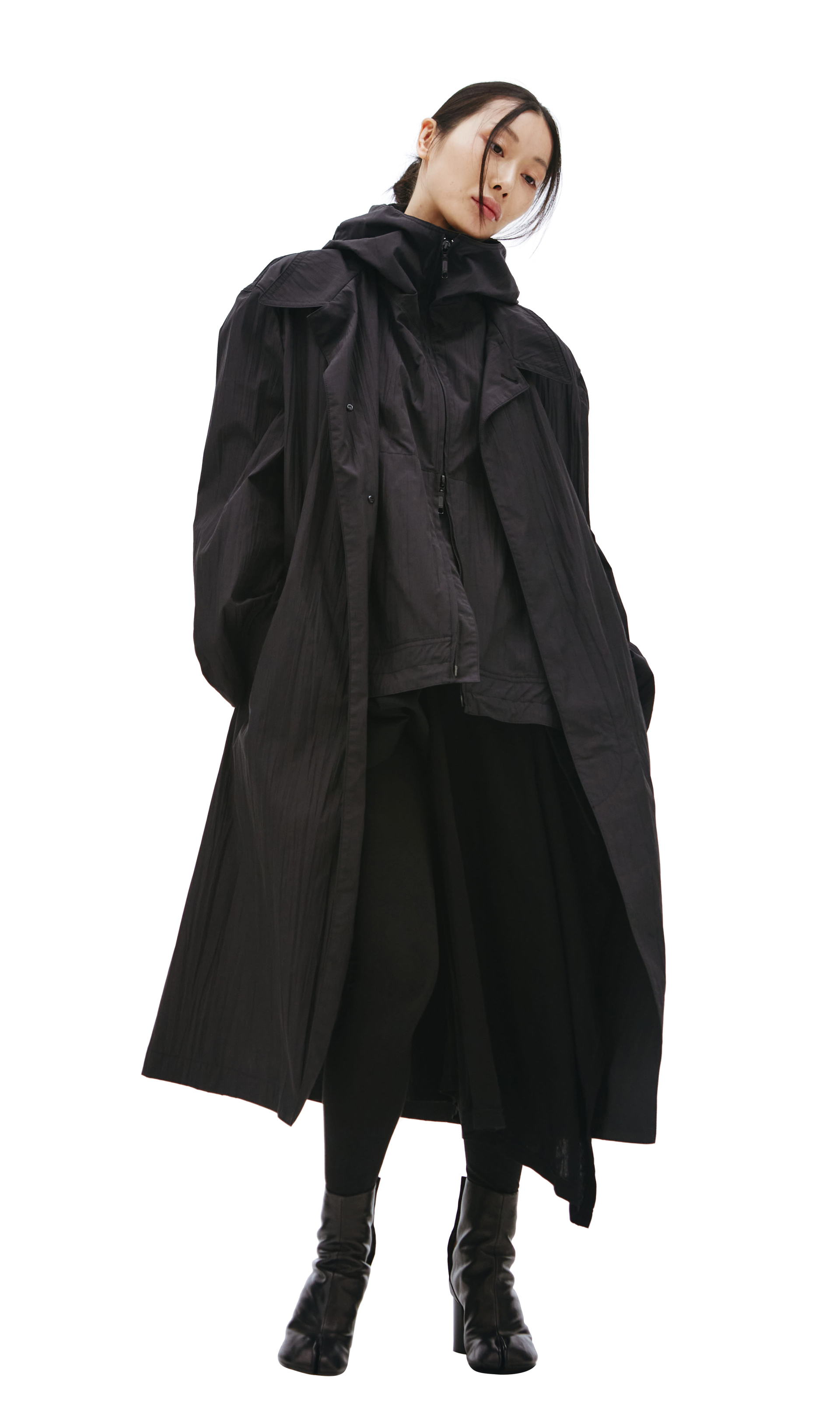 Y\'s Nylon double layer coat