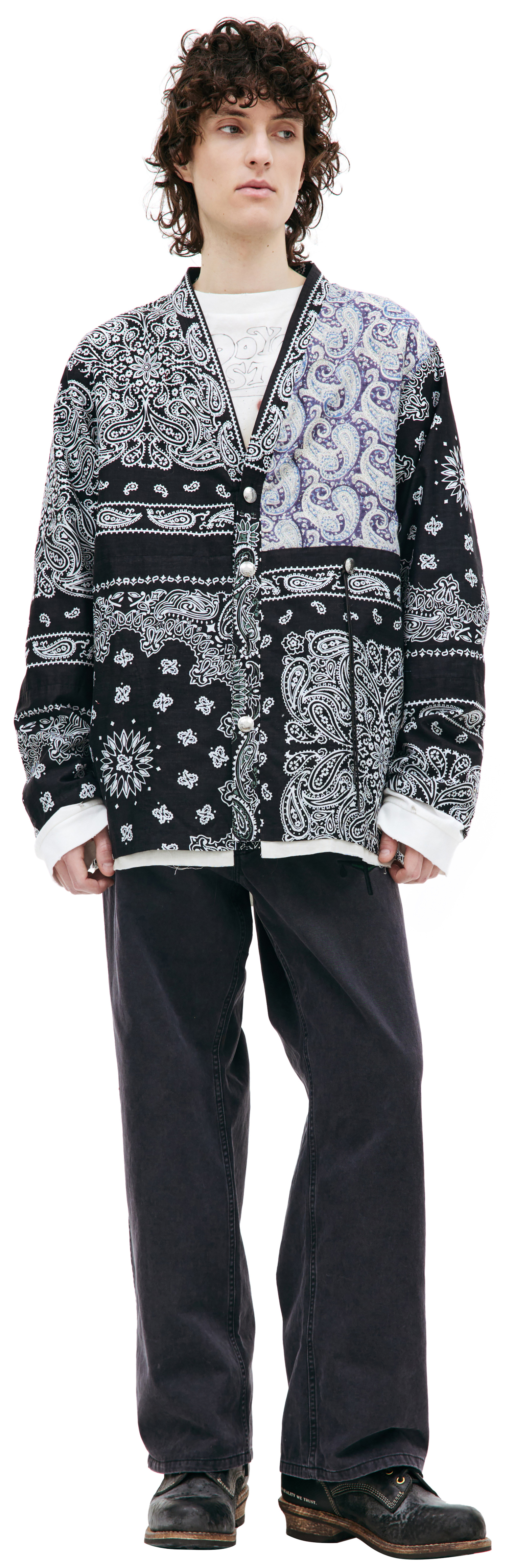 Children of the discordance Bandana patchwork shirt